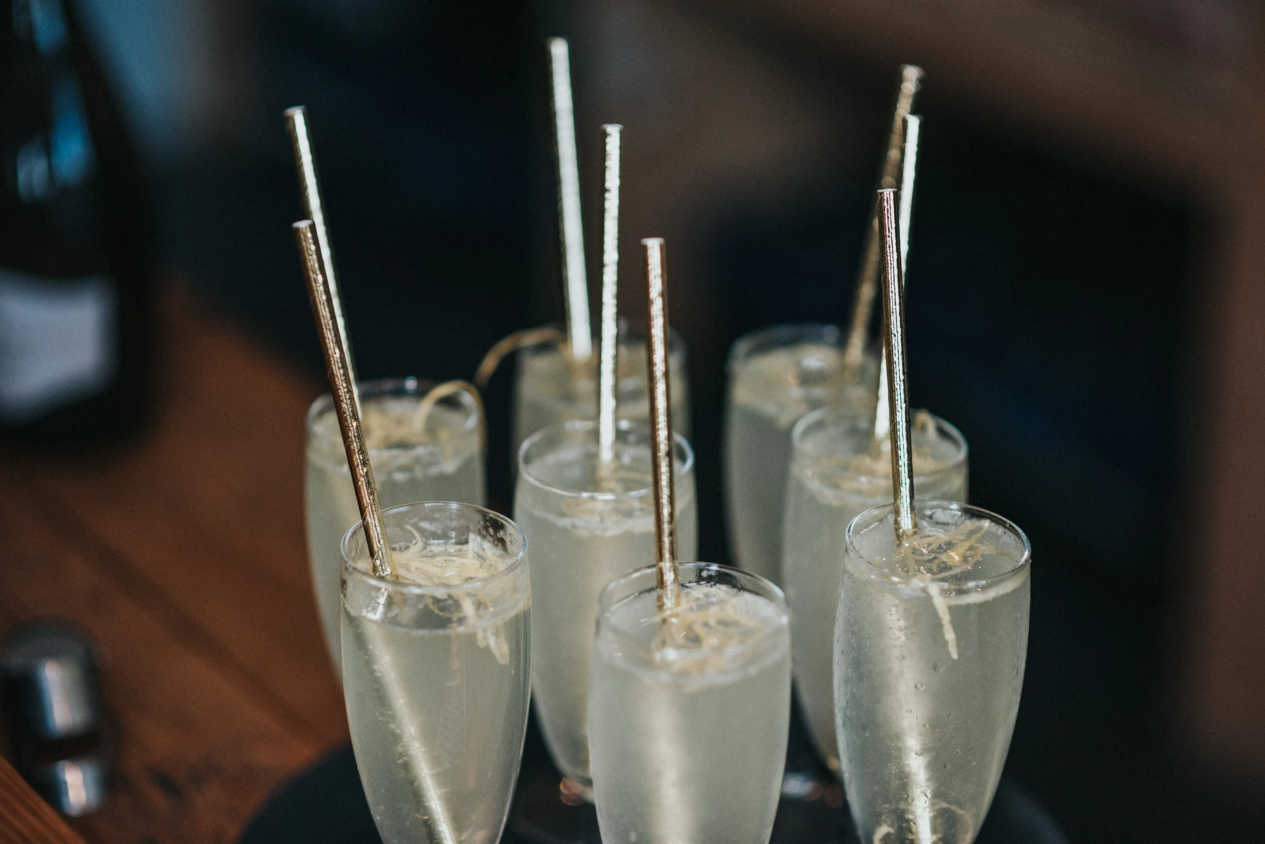 Wedding drinks at Launcells Barton in Bude, captured by Cornwall wedding photographer Mark Shaw Photography