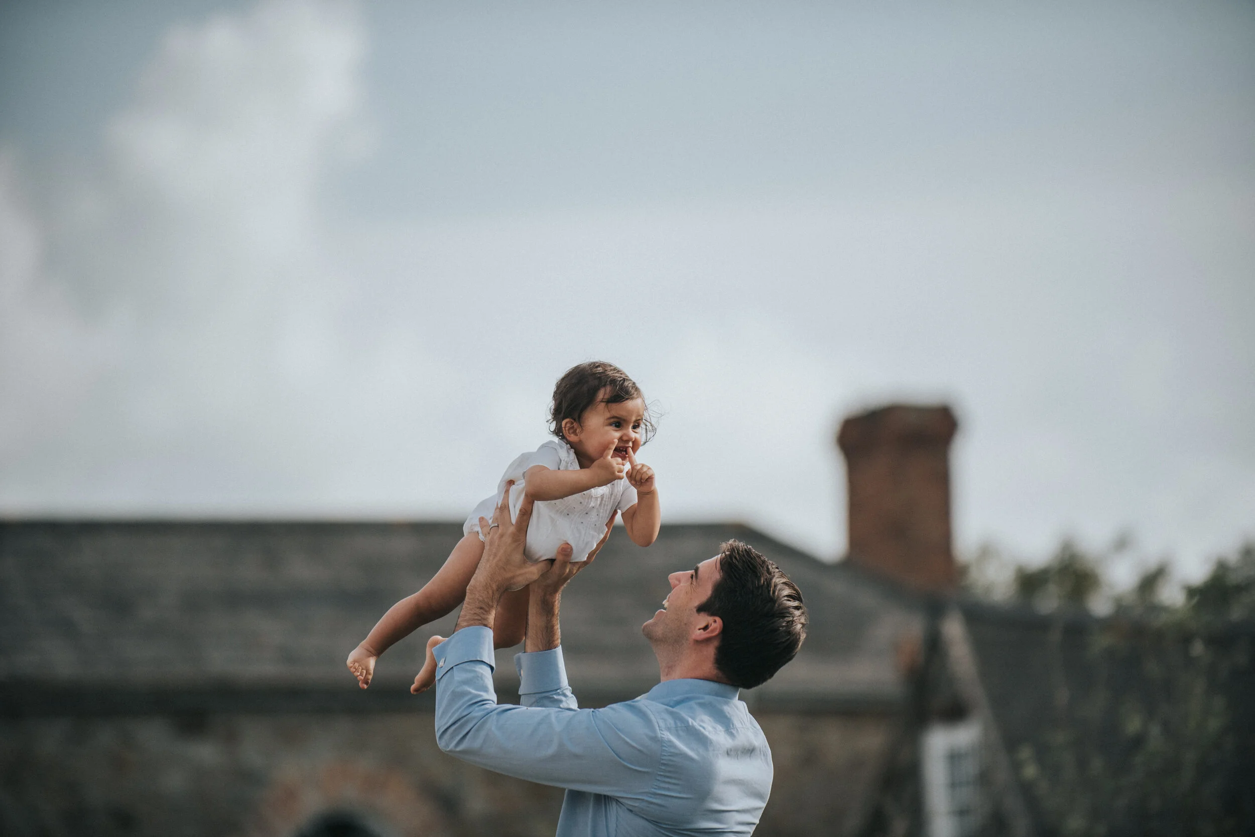 Guests at Launcells Barton in Bude, captured by Cornwall wedding photographer Mark Shaw Photography


