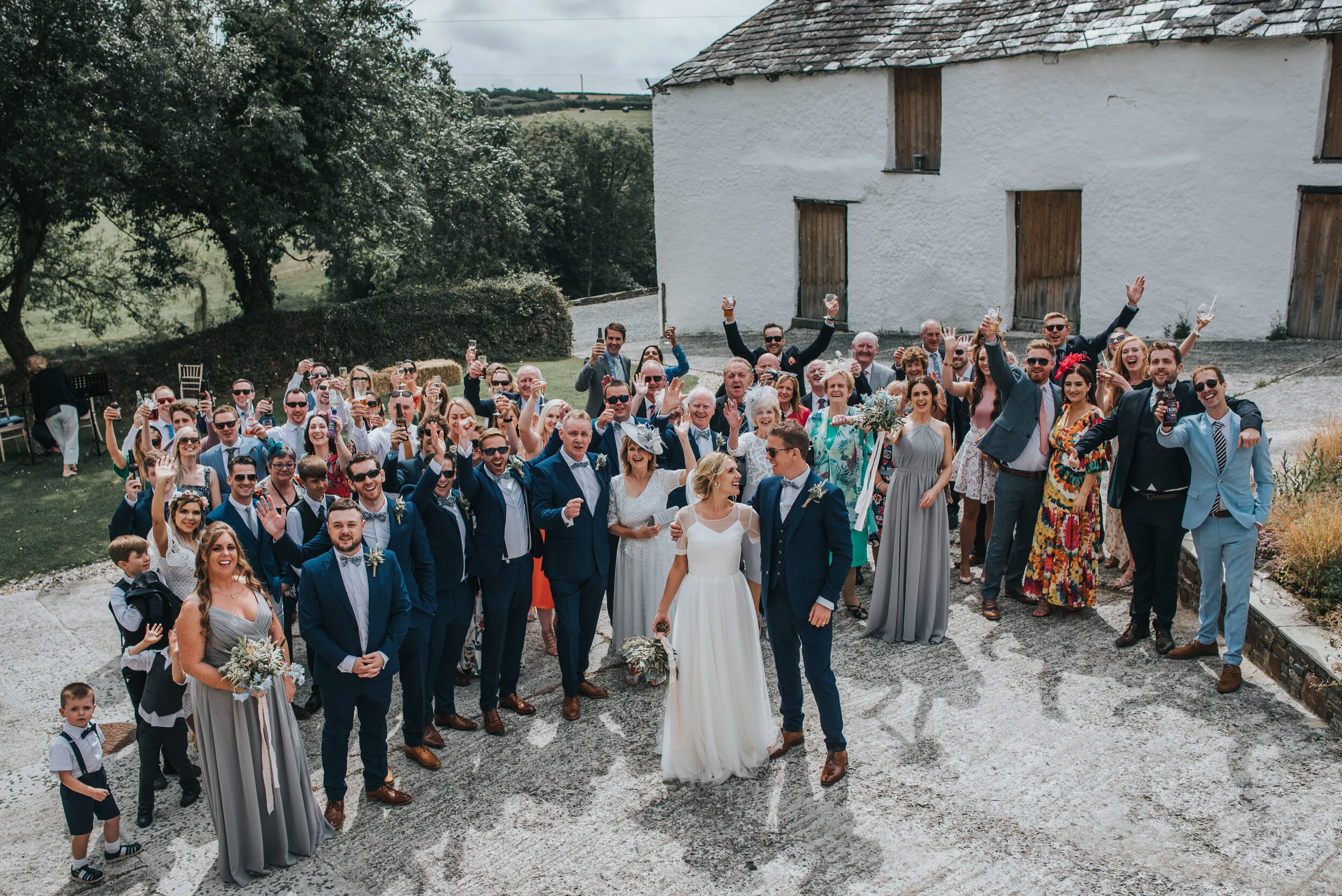 Launcells Barton wedding photography in Cornwall by Mark Shaw Photography