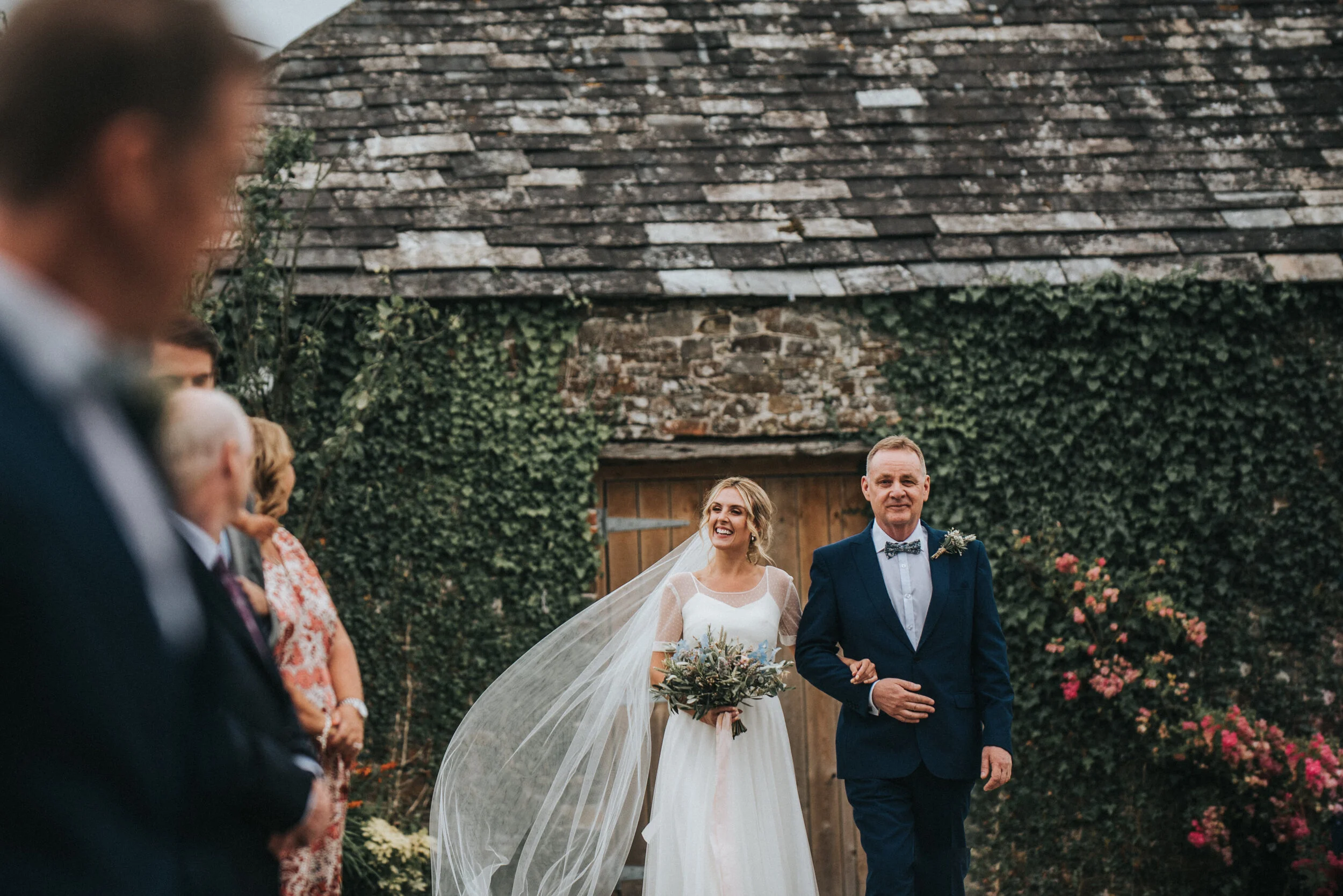 Wedding photography at Launcells Barton in Cornwall by wedding photographer Mark Shaw