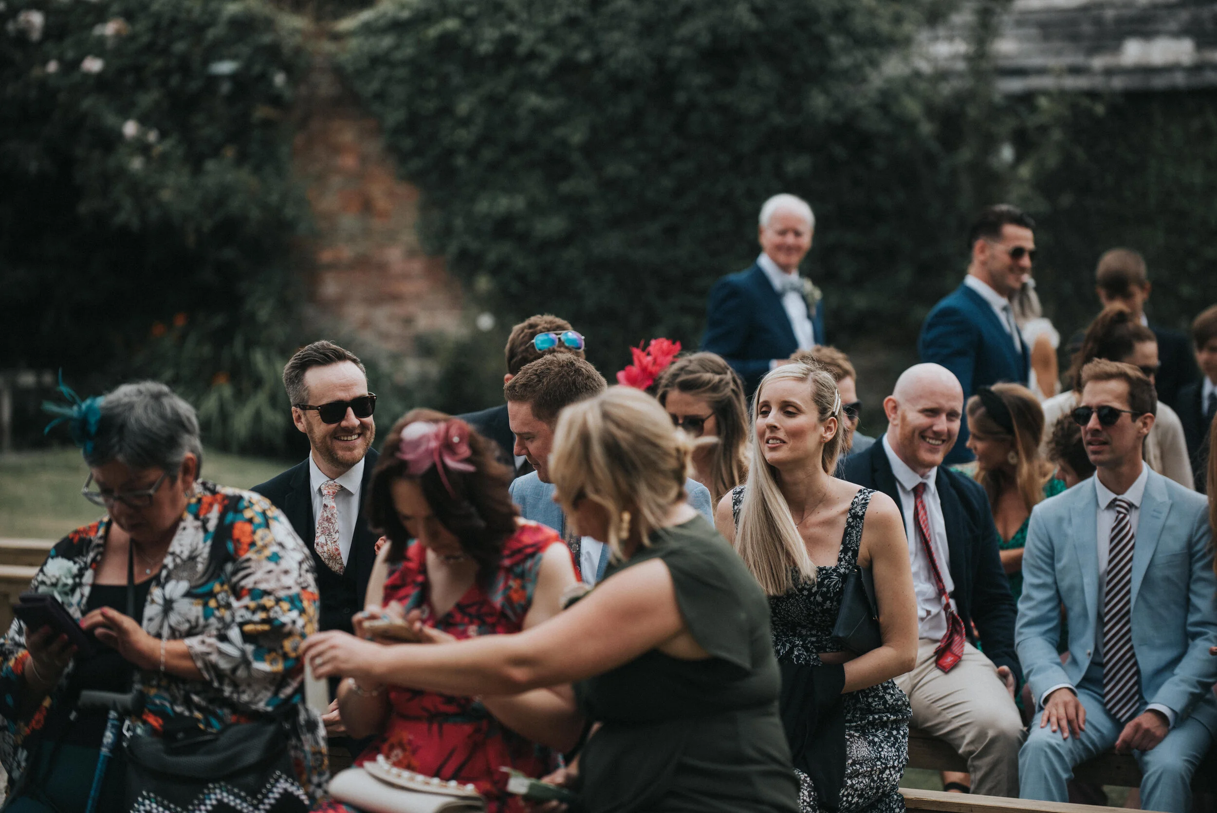 Outdoor wedding at Prussia Cove in Cornwall