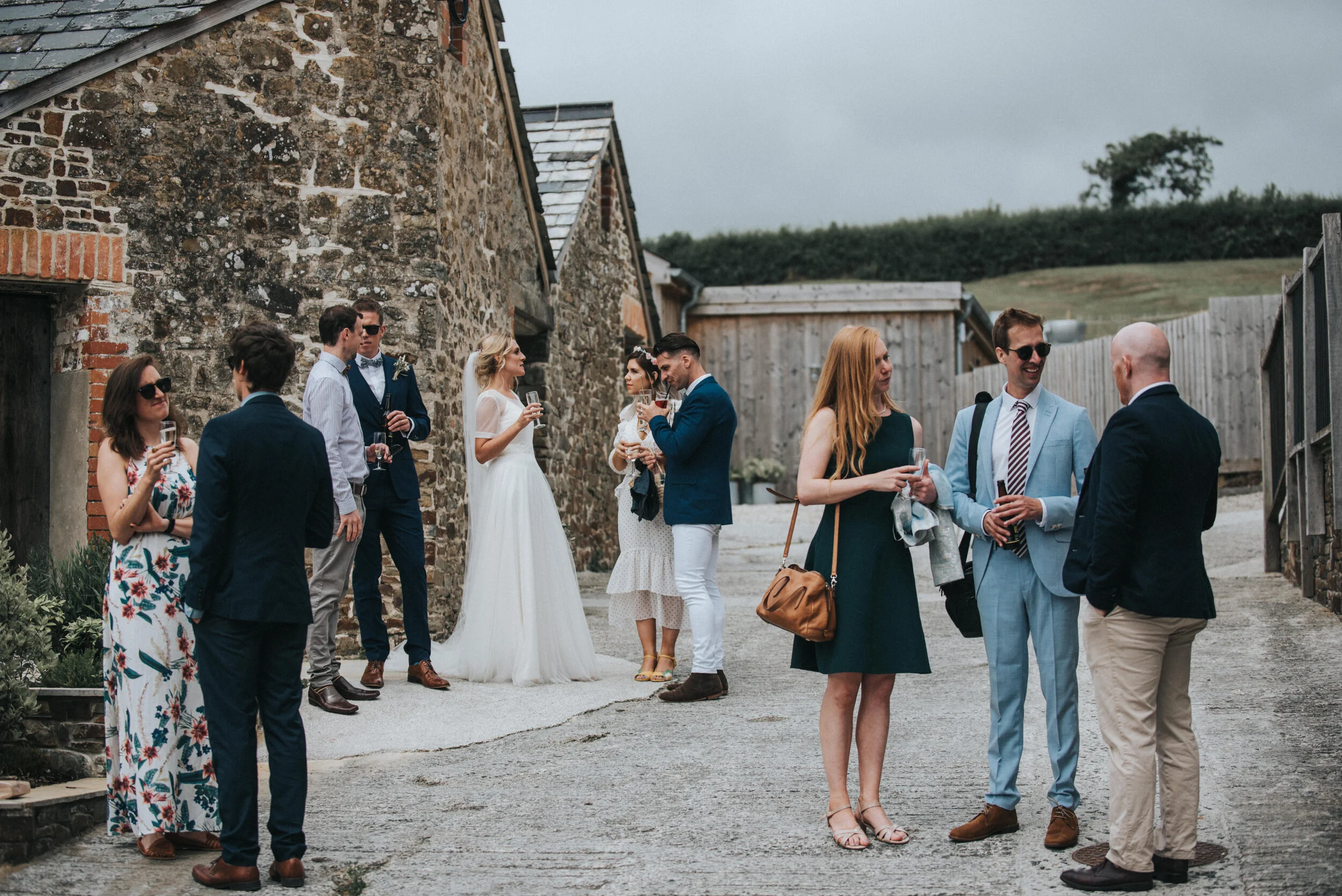 Launcells Barton wedding photography in Cornwall by Mark Shaw Photography