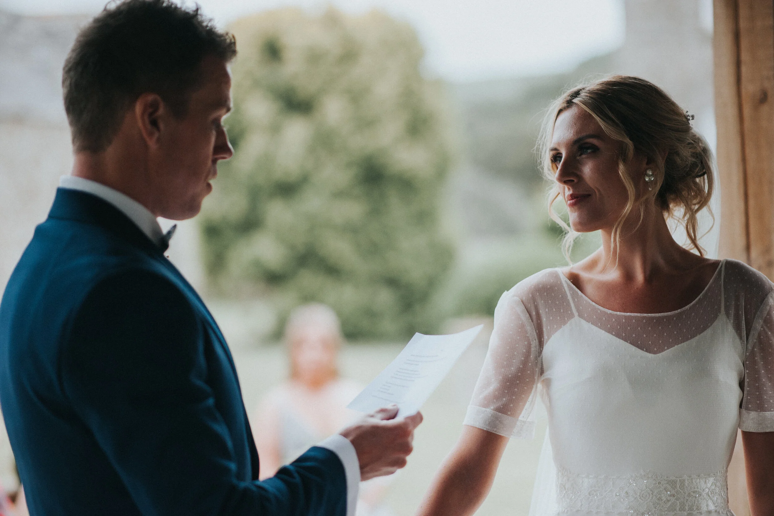 Wedding photography at Launcells Barton in Cornwall by wedding photographer Mark Shaw