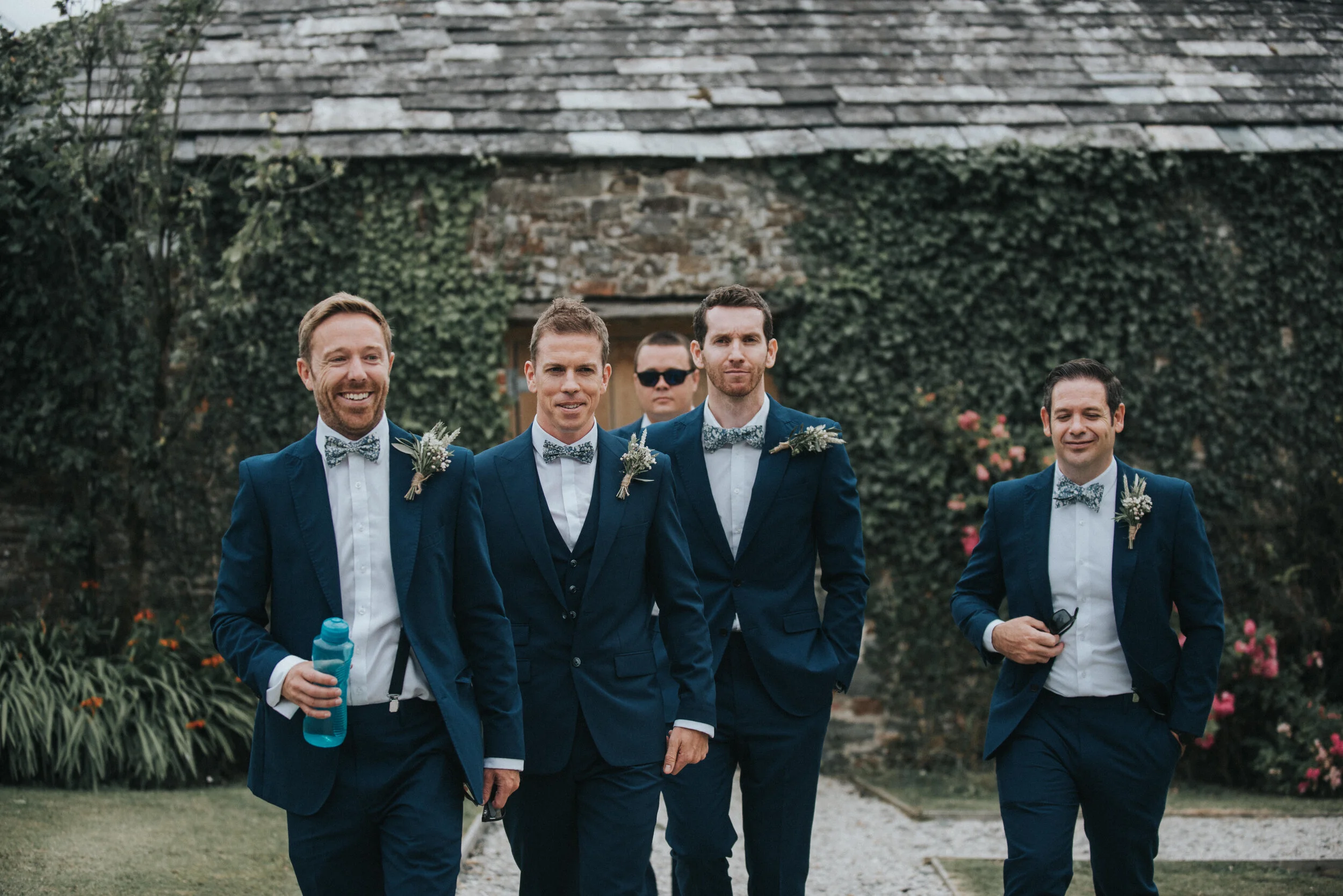 Wedding photography at Launcells Barton in Cornwall by wedding photographer Mark Shaw