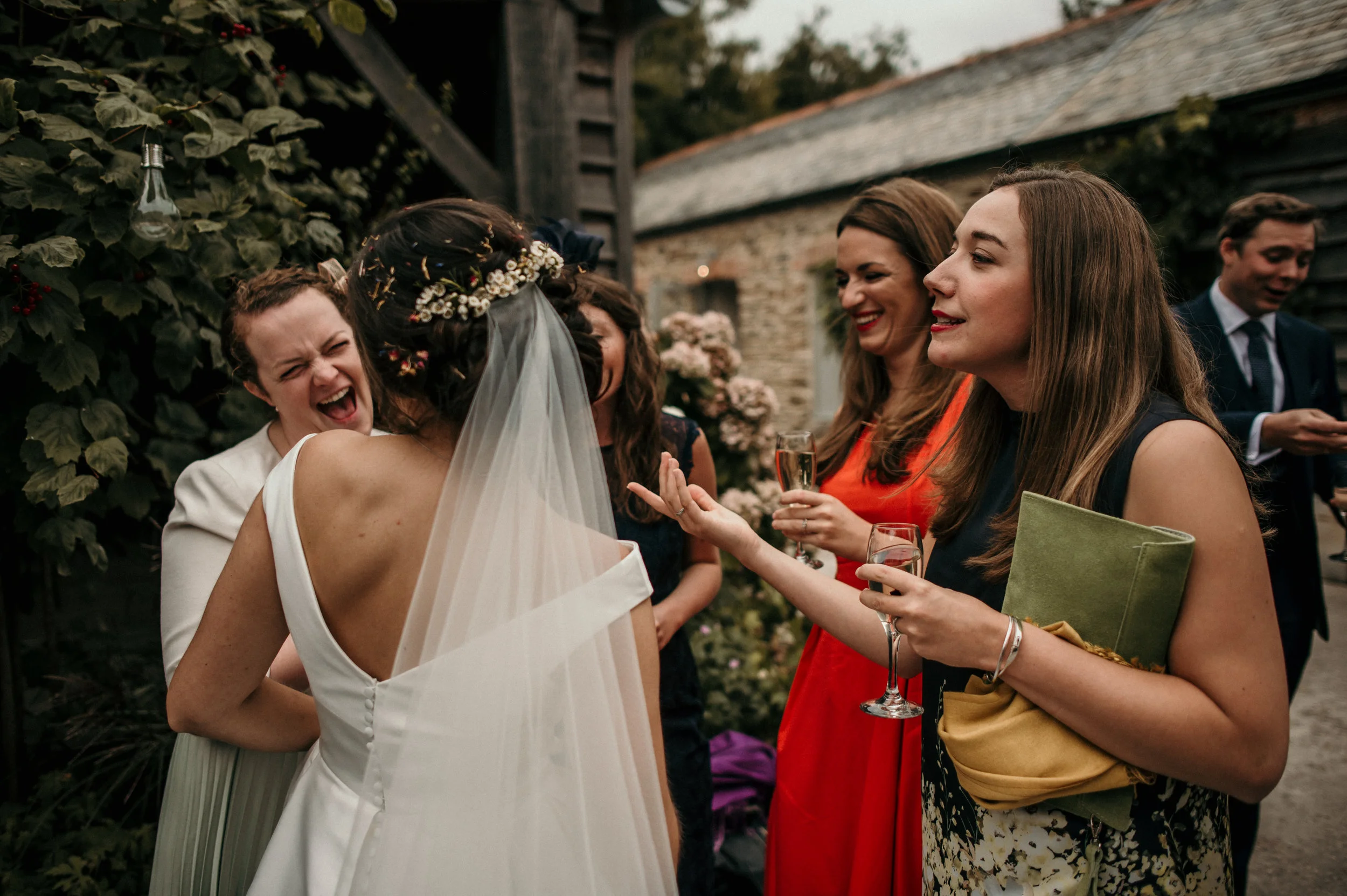 Nancarrow Farm wedding photography in Cornwall