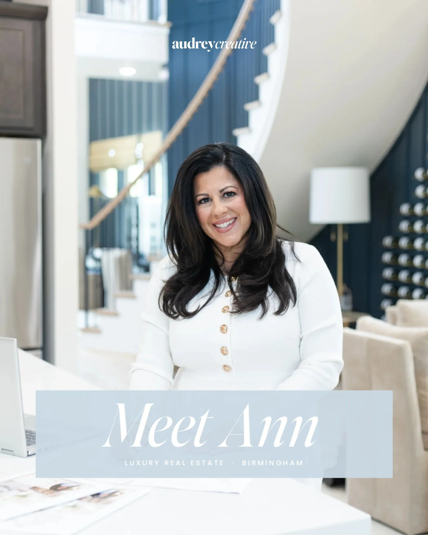 Meet Ann Farmer.

Luxury real estate with Keller Williams Luxury, Birmingham. She came to us needing brand imagery that lives in the same world as the homes she sells.

Approachable. Elevated. Luxury.

Every detail, on purpose:
&rarr; Strategy call a