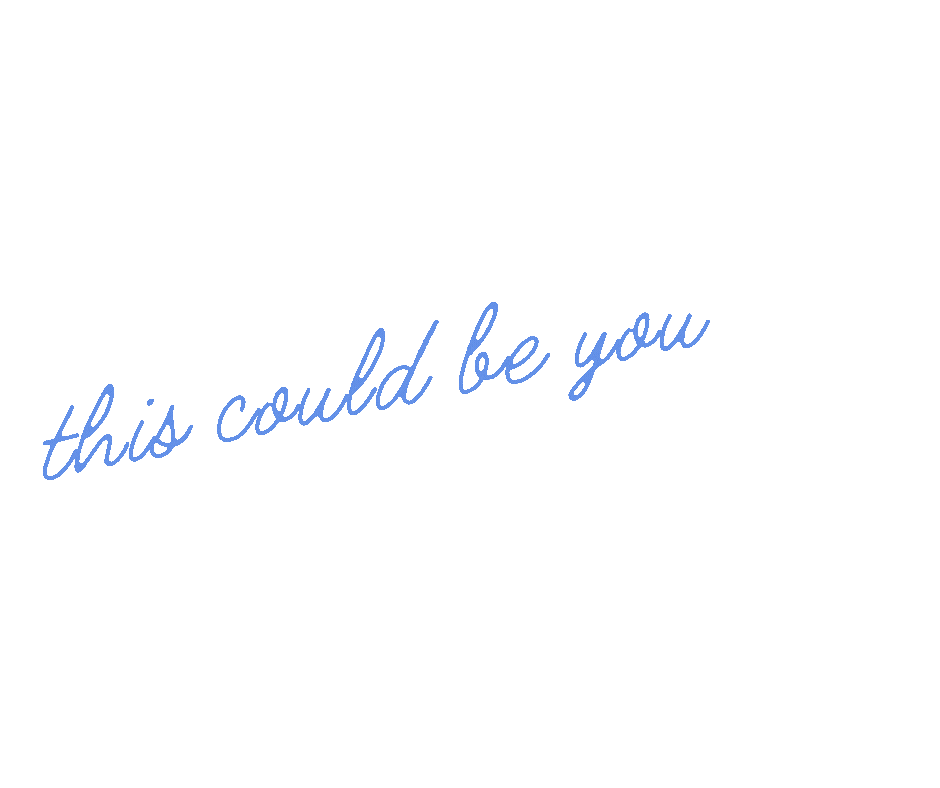 A blue background with the phrase "Thankful" written in cursive across the center.