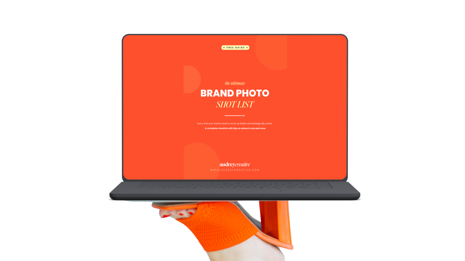 Audrey Creative Brand Photography Shot List