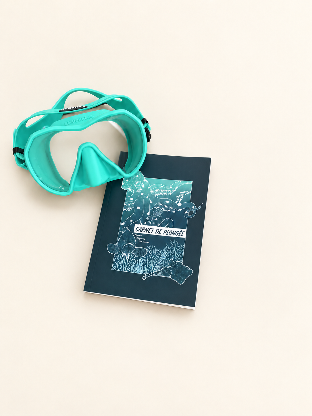 Carnet de plongée Méditerranée - Livre souple A5