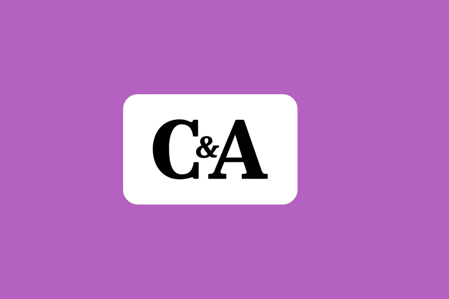 Logo C&A — enseigne partenaire Cagn’Up pour cagnotter sur vos achats mode.