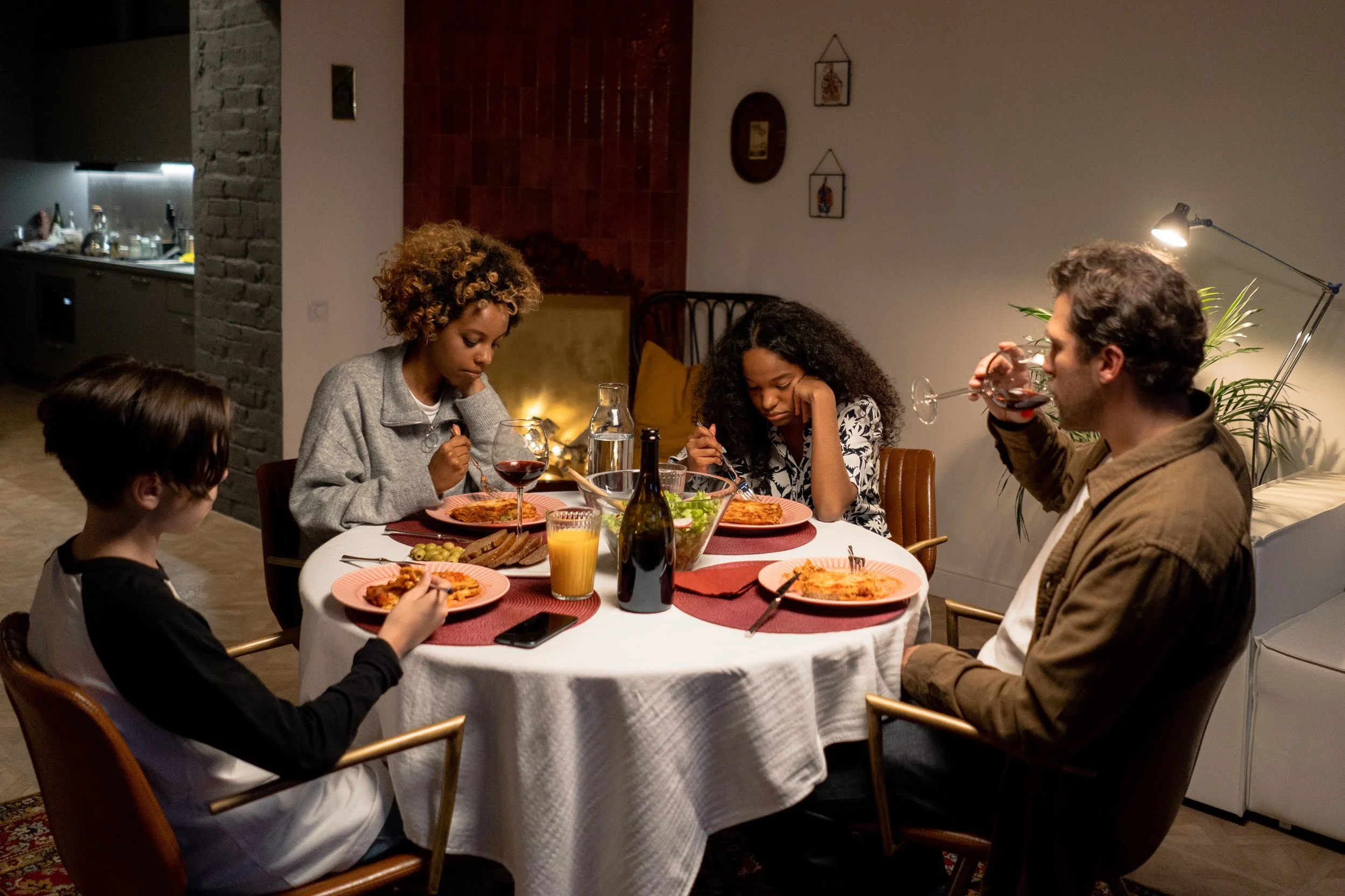 famille diner