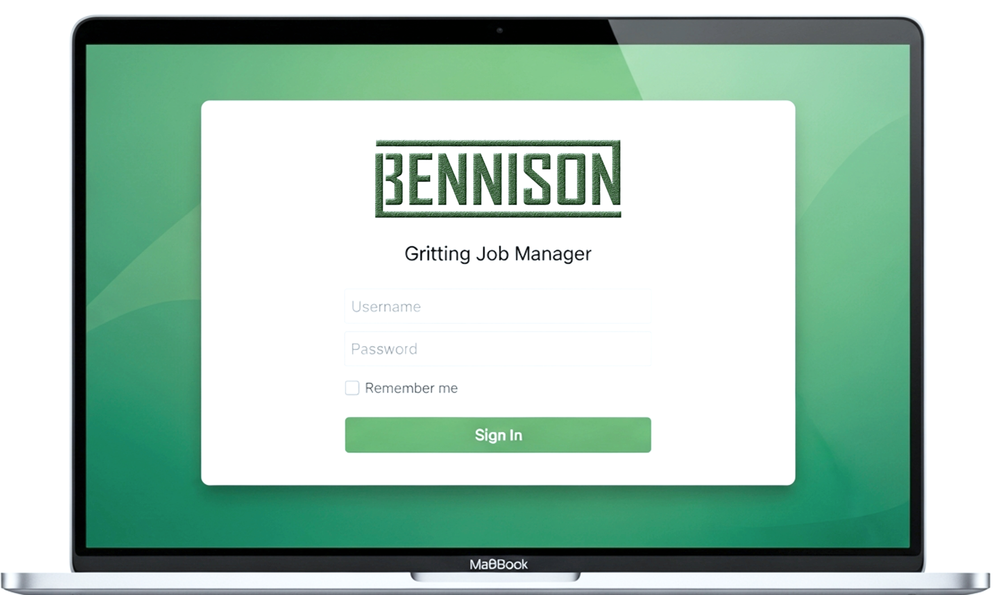 Login screen for our new app so show customers gps tracking information of our visit in Harrogate, York, Northallerton, Durham and Sunderland.