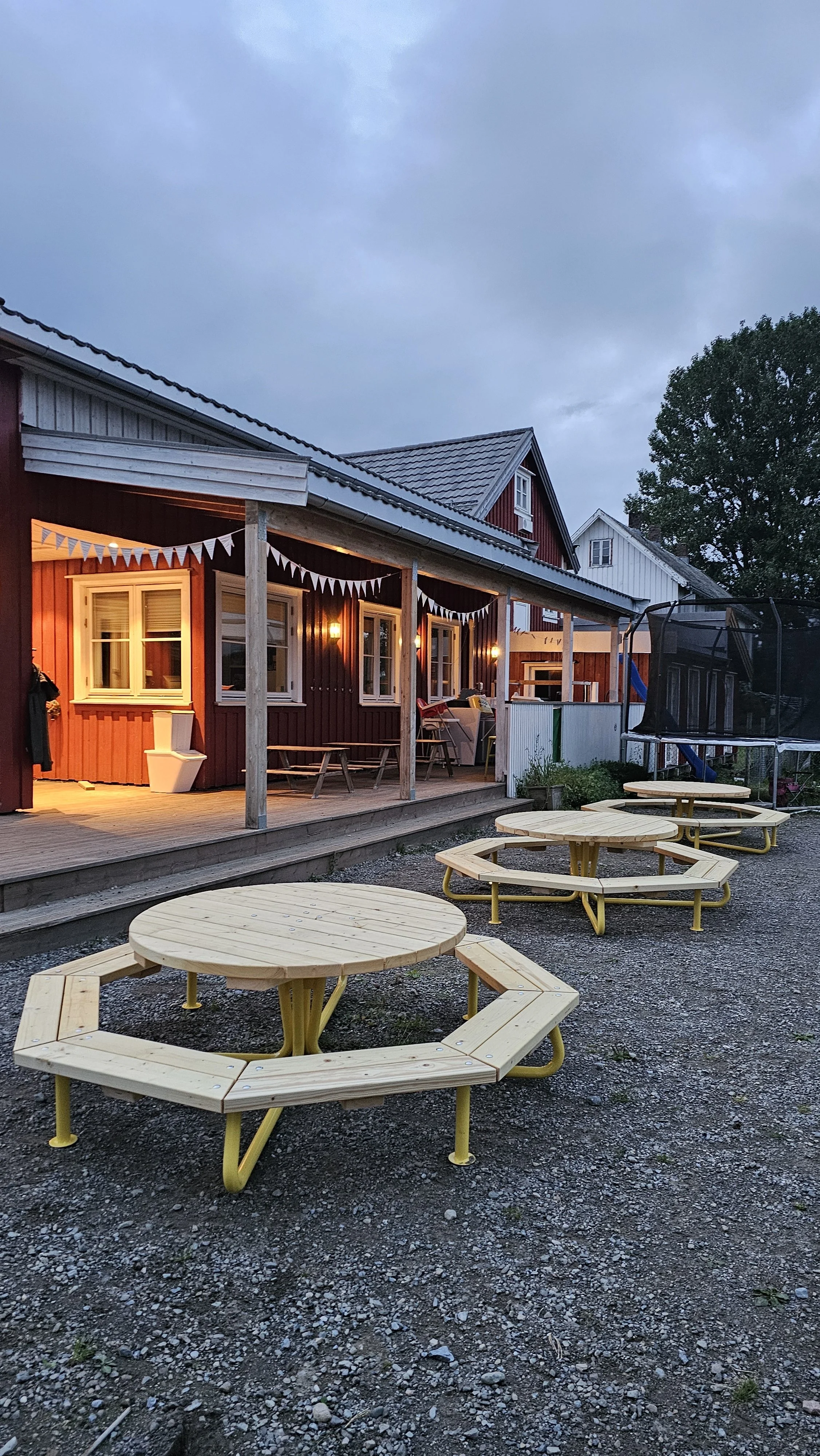 Uteområde på barnehagen.