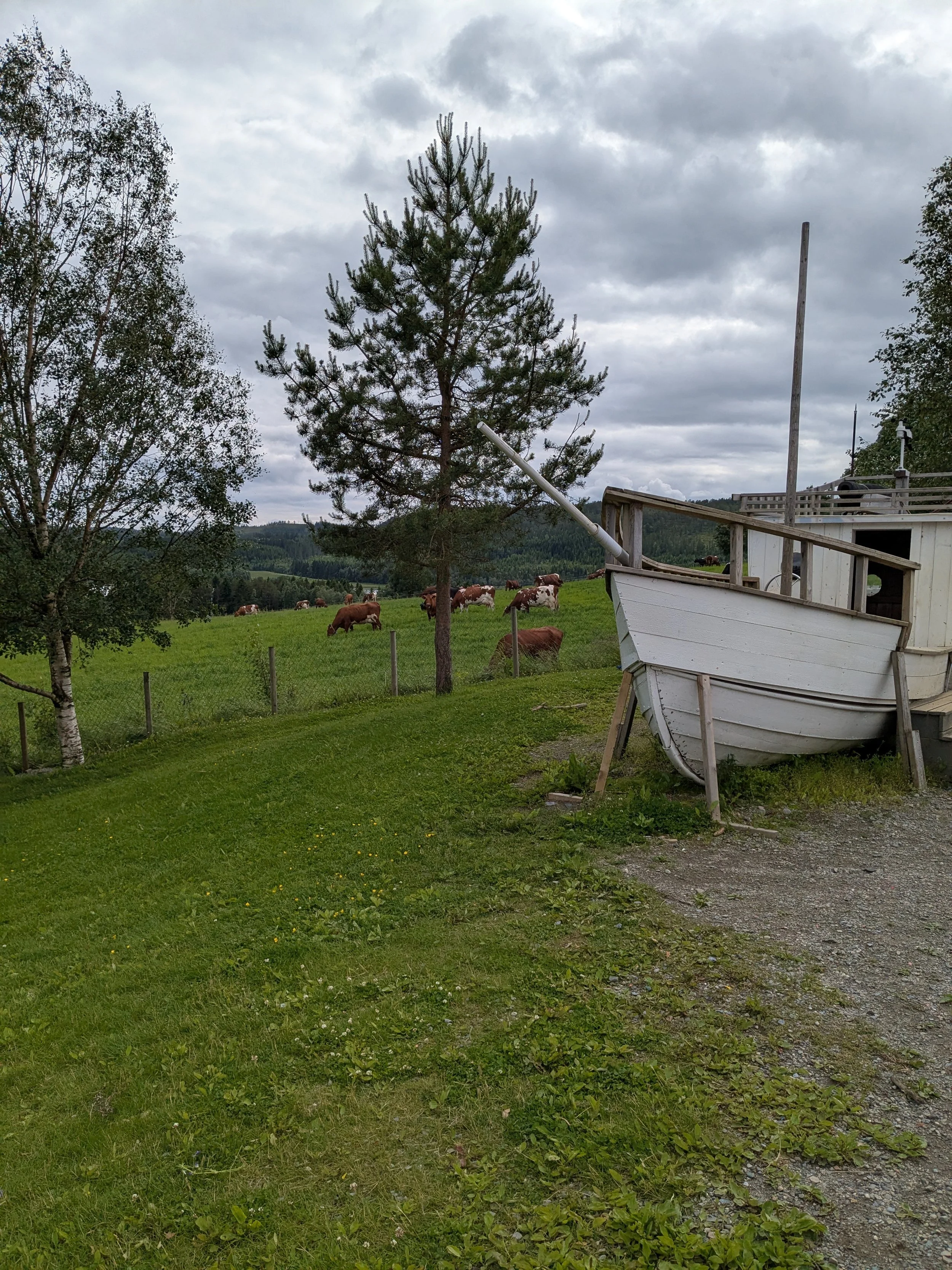 Kaptein Kråketå sin skute. 