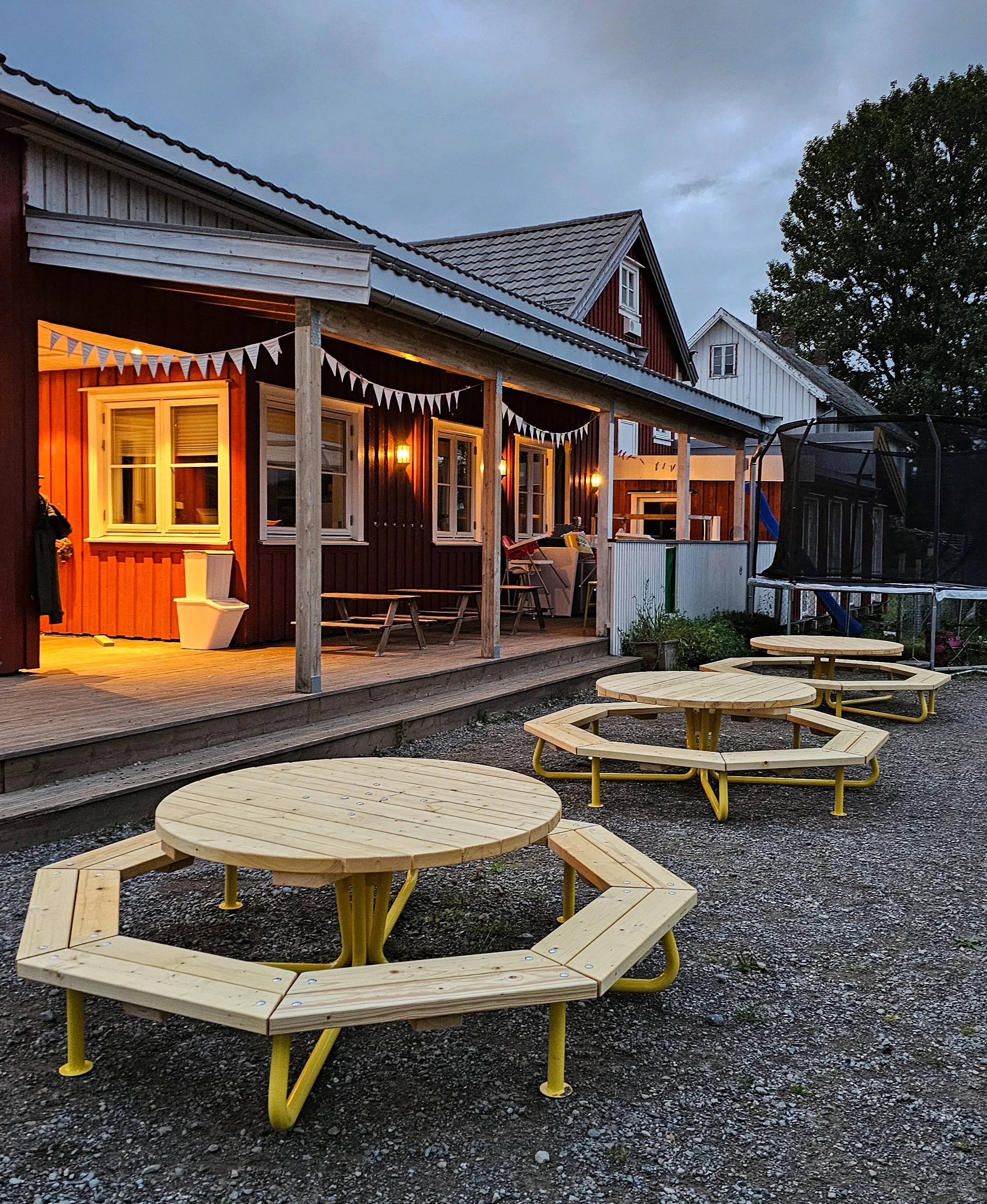 Uteområdet på barnehagen.