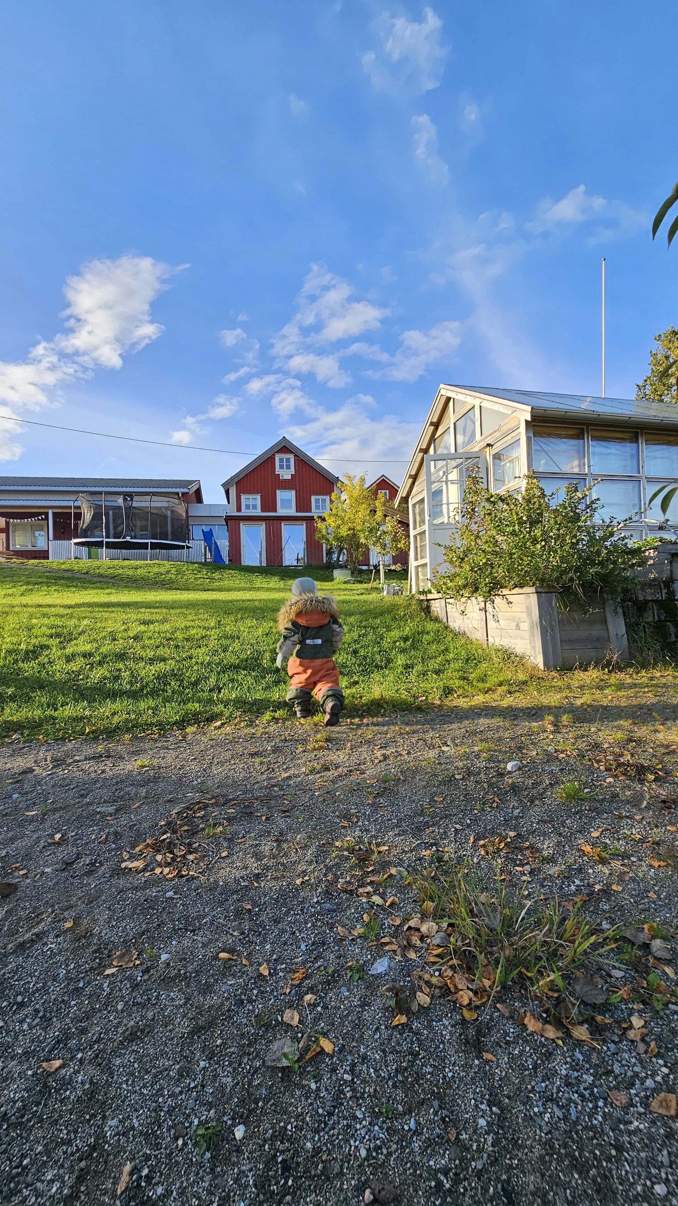 Uteområdet på barnehagen.