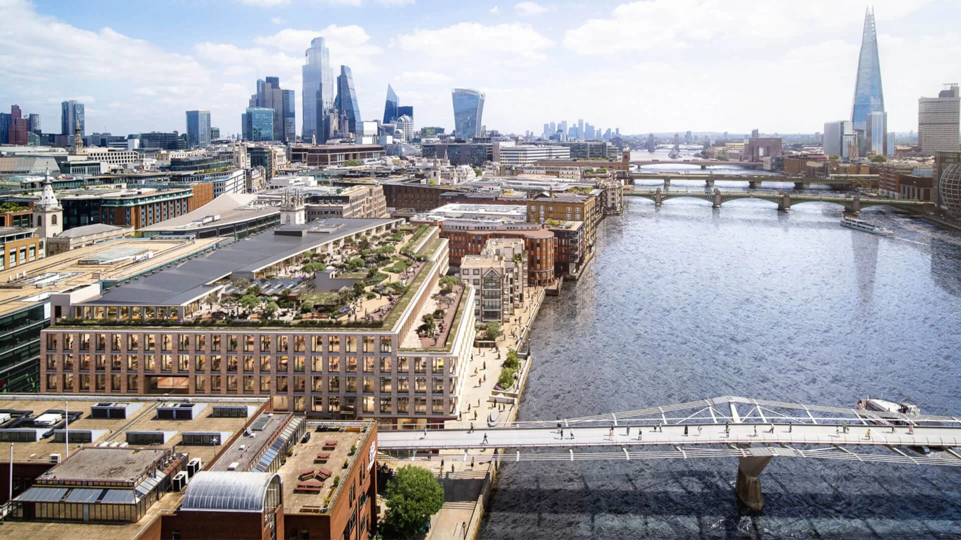TPG Angelo Gordon and Beltane Asset Management Secure Lettings at One Millennium Bridge