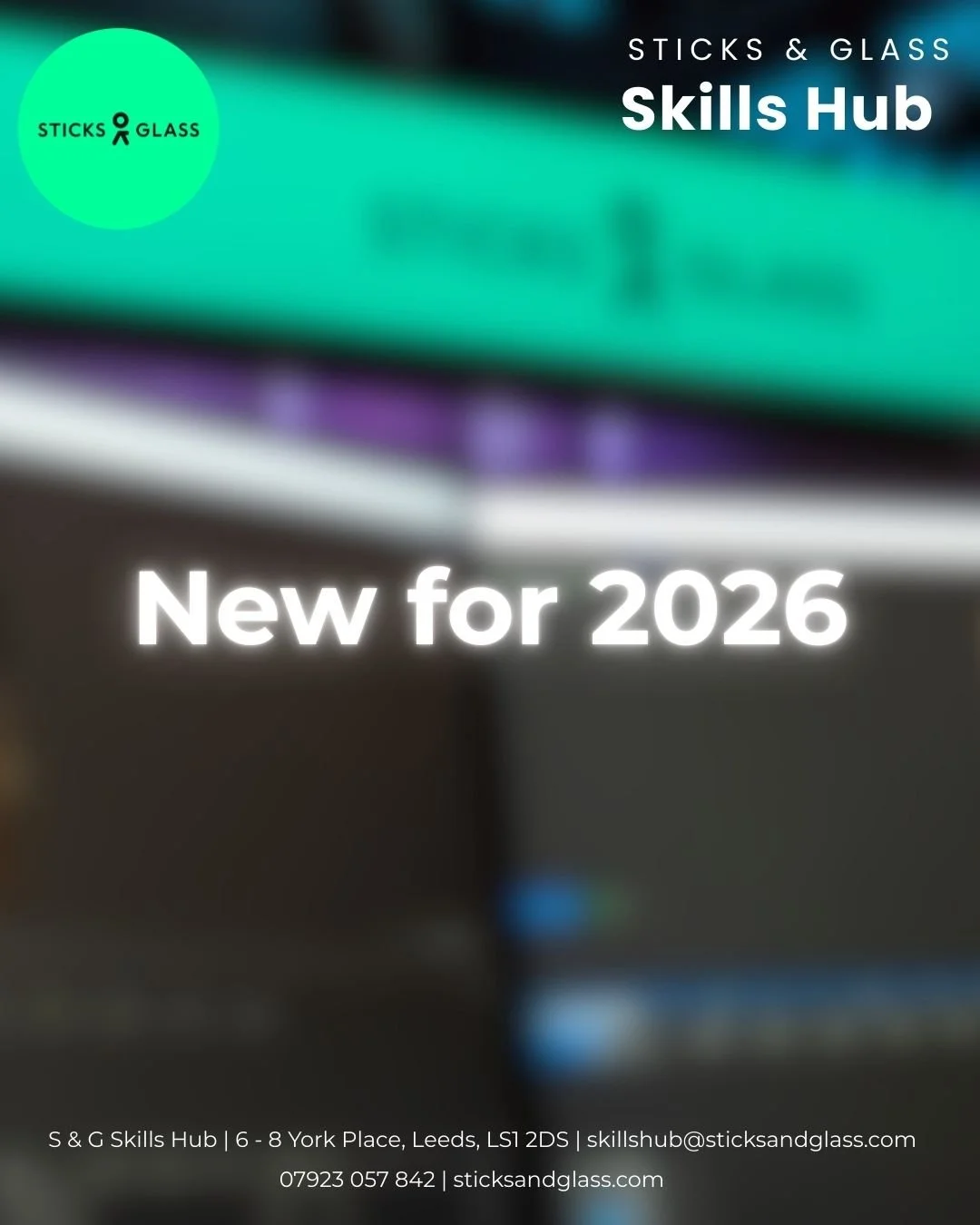 We are buzzing to announce that the brand new @sticksandglass Skills Hub will be launching in early 2026!

We will be offering a range of courses across our Origins, Elevate and Next Level options to cater for new entrants, mid career and experienced