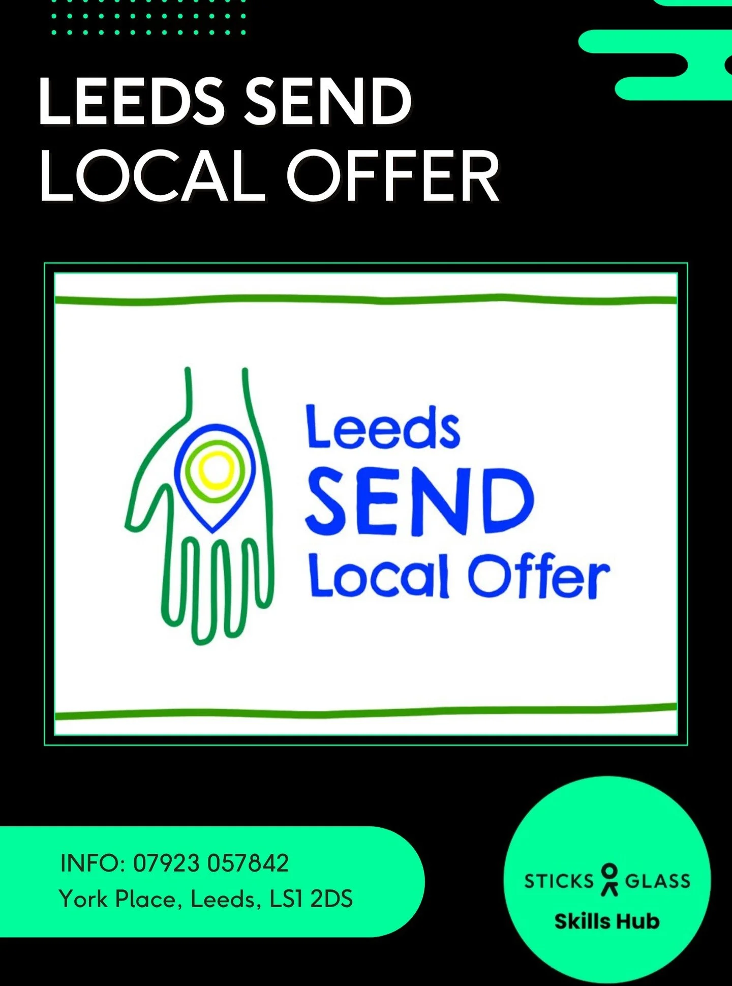 We&rsquo;re thrilled to be part of the Leeds SEND Local Offer, supporting young people across the city! 🌟

We&rsquo;re now offering short, engaging sessions on Saturday mornings where young people can come along and learn about:

&bull; Camera Confi