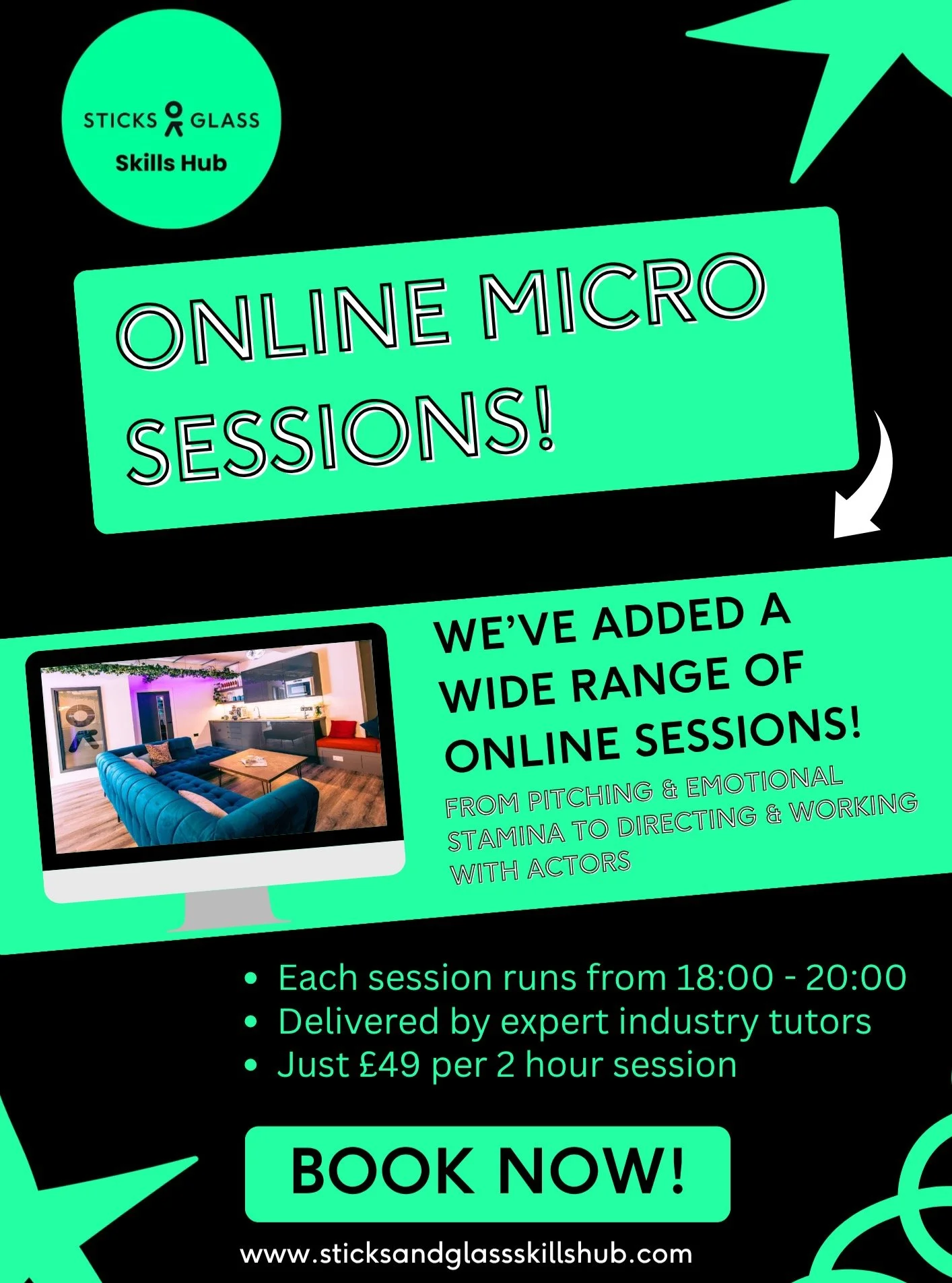 We&rsquo;ve got something exciting to share! ✨

Alongside our already fantastic range of in person courses, we&rsquo;ve now added a brand new selection of online micro learning sessions 🙌

Perfect for busy schedules, these bite-sized sessions are de