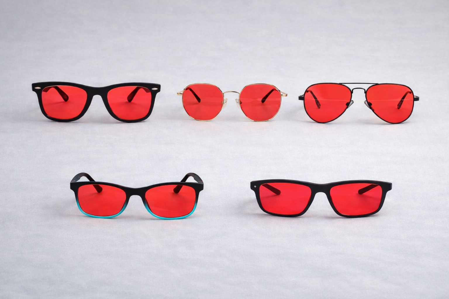 Gafas rojas de noche AUREO LIGHTSTYLE