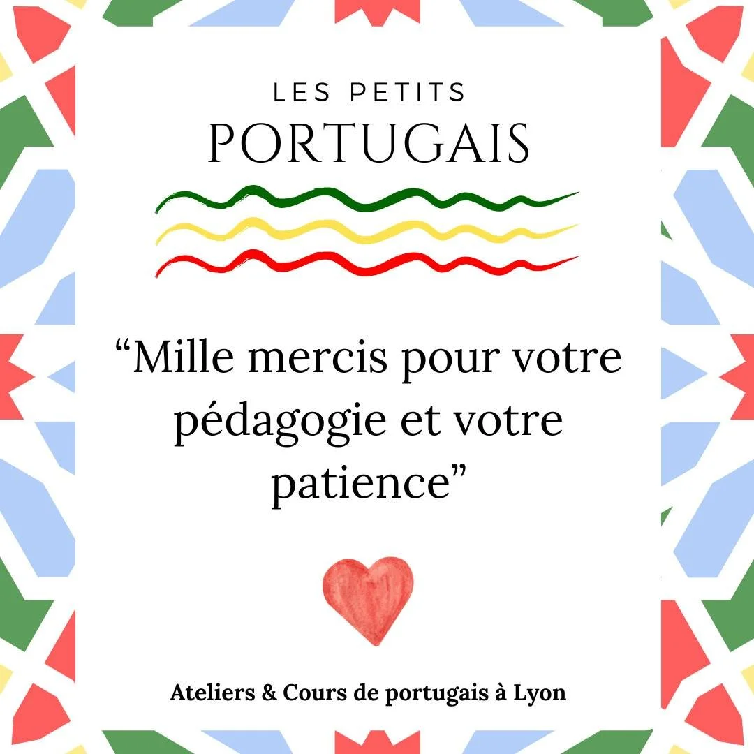 🩷 Transmettre en s'adaptant aux enfants d'aujourd'hui.
Et cela passe par cr&eacute;er des outils, personnaliser certaines m&eacute;thodes d'apprentissages et surtout donner confiance &agrave; l'enfant.

#portugaislyon #atelierportugais #apprendrelep