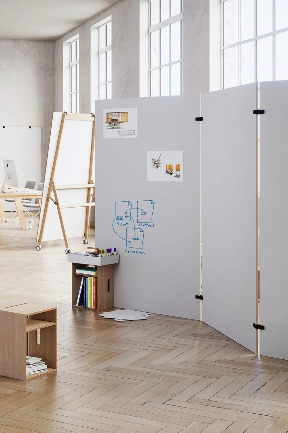 Cloisons modulables légères - 720€ [ ou 18 parts de 40€]