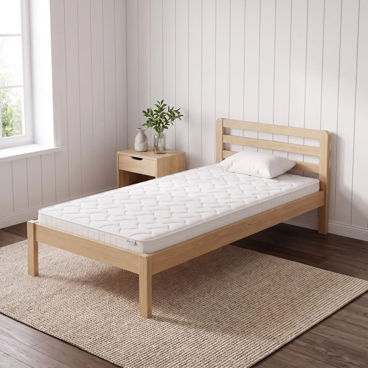 Lit simple + matelas - 480€ [ ou 12 parts de 40€ ] 