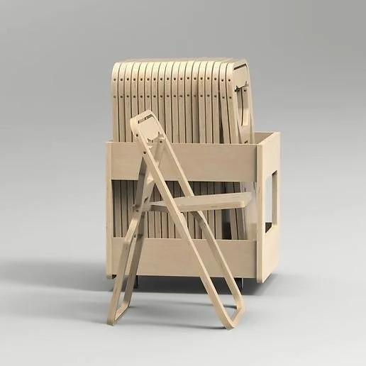 Chaises pliables et empilables - 400€ [ ou 10 parts de 40€ ]