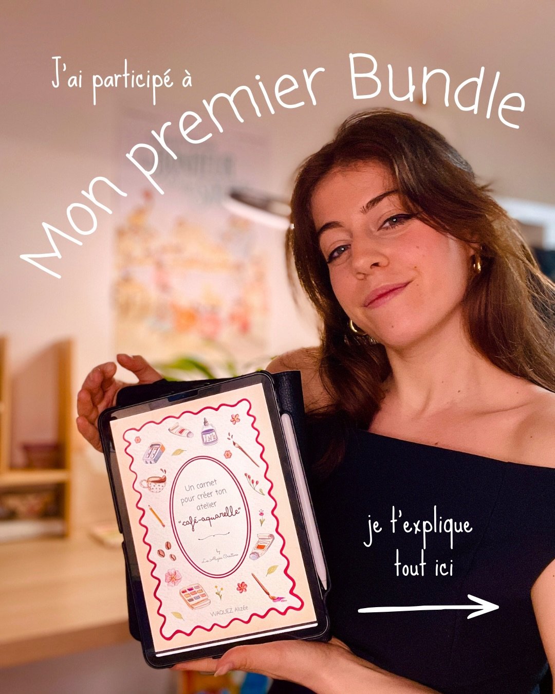 J&rsquo;ai particip&eacute; &agrave; mon premier bundle ! 

Les ateliers &laquo;&nbsp;caf&eacute;-aquarelle&nbsp;&raquo; existent depuis bient&ocirc;t 1an et vous &ecirc;tes des dizaines &agrave; y avoir participer! 🎨☕️

Cependant vous &ecirc;tes no
