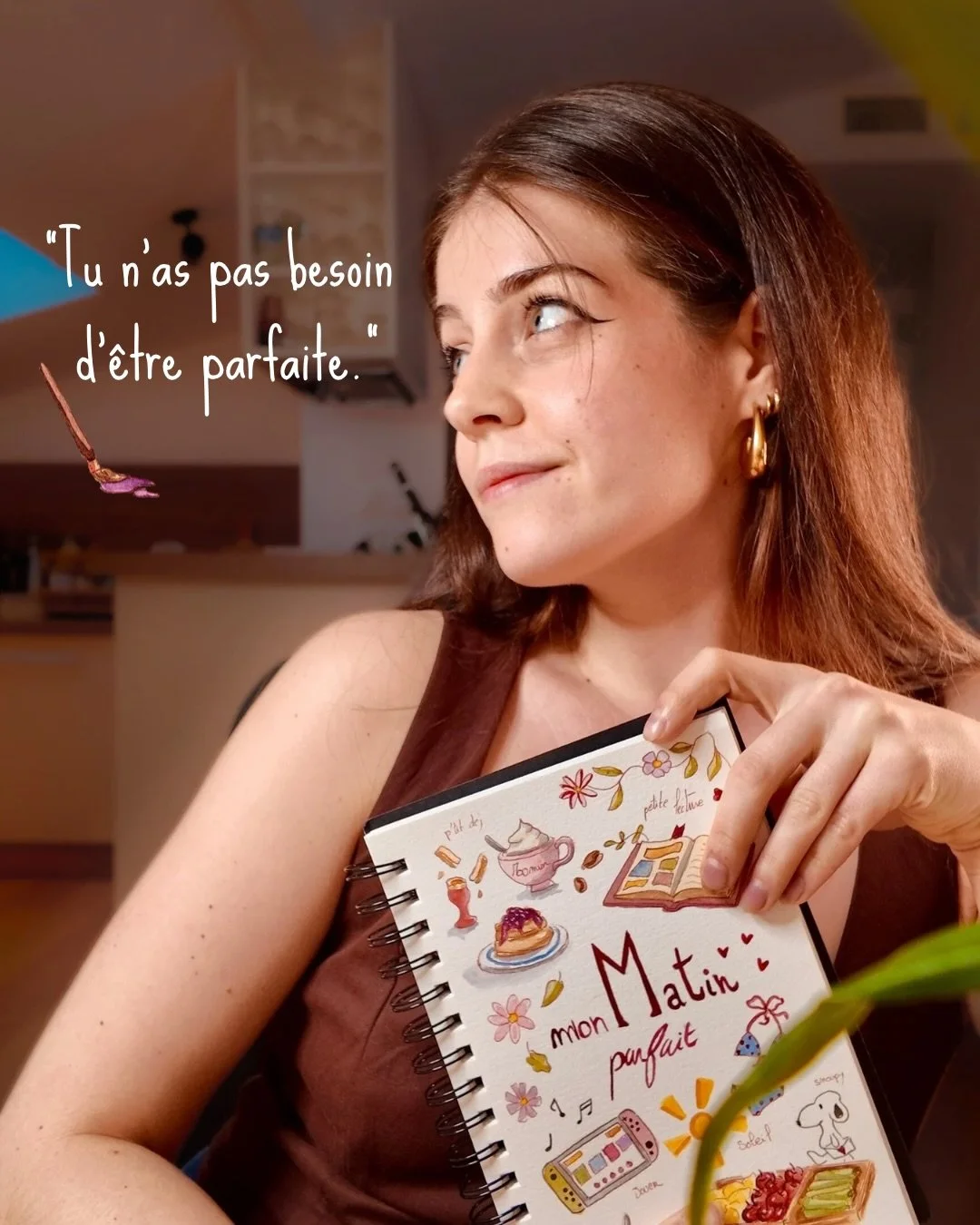 Tu n&rsquo;as pas besoin d&rsquo;&ecirc;tre parfaite ❤️

Pour d&eacute;buter ou progresser en aquarelle. 
🔗le lien de mon guide 100% aquarelle est en description 

#aquarelle #creativite #ateliercreatif #livre