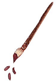 pinceau d'aquarelle peinture