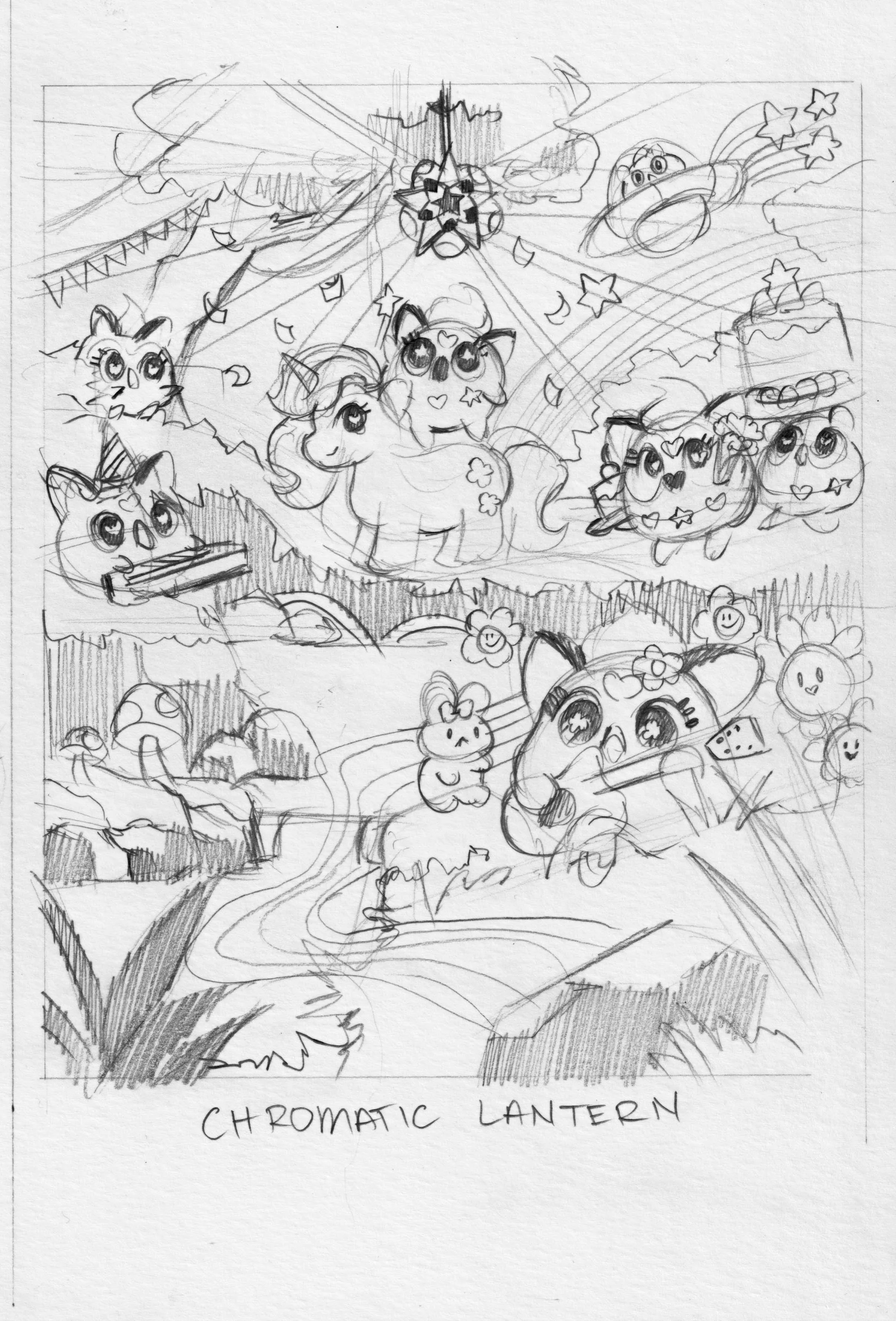 Chromatic Lantern  sketch by Rian Gonzales