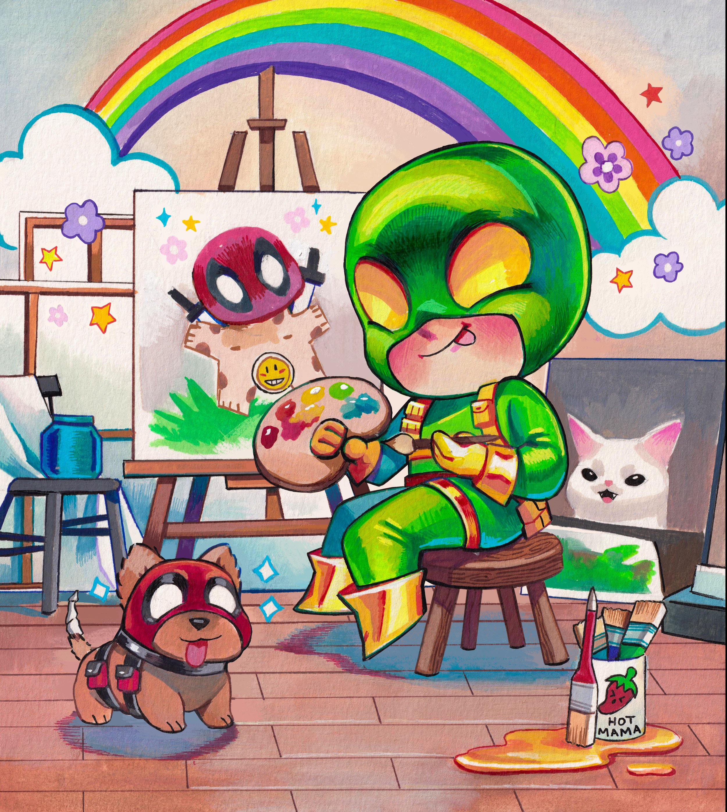 Chibi Hydra Bob (Rian Gonzales Variant)