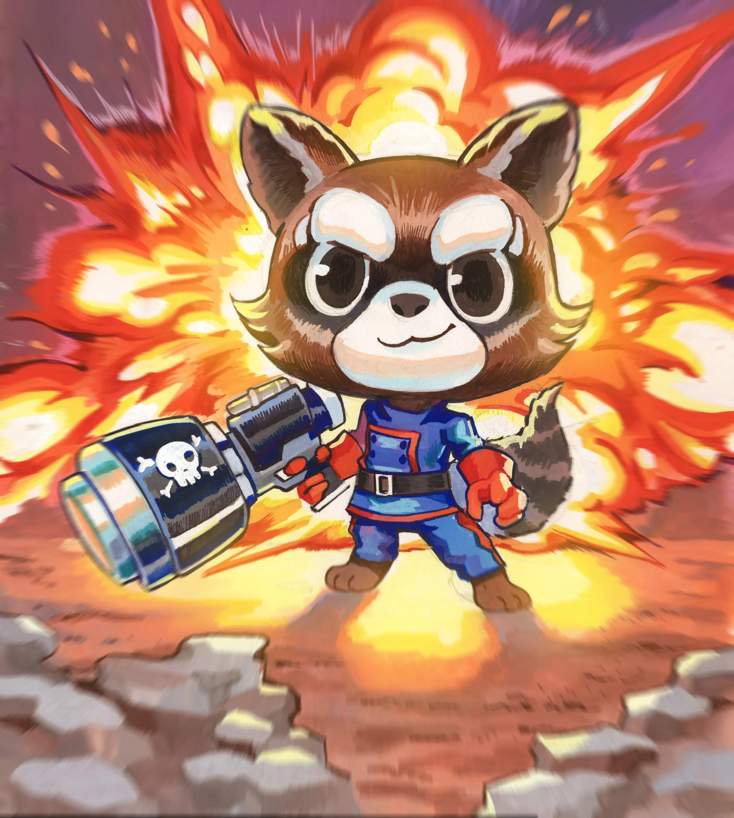 Chibi Rocket Racoon (Rian Gonzales Variant)