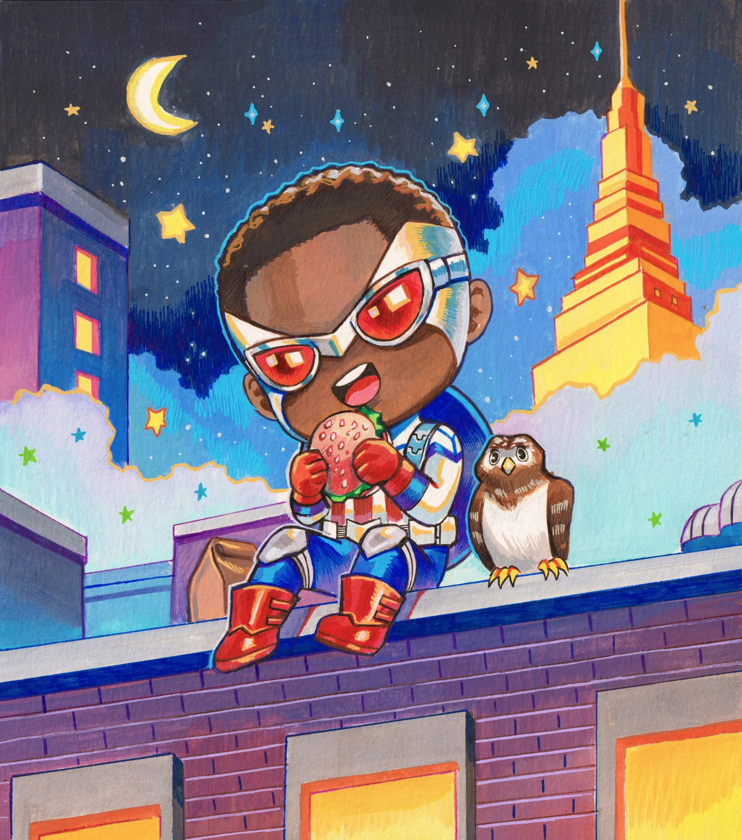 Chibi Sam Wilson (Rian Gonzales Variant)