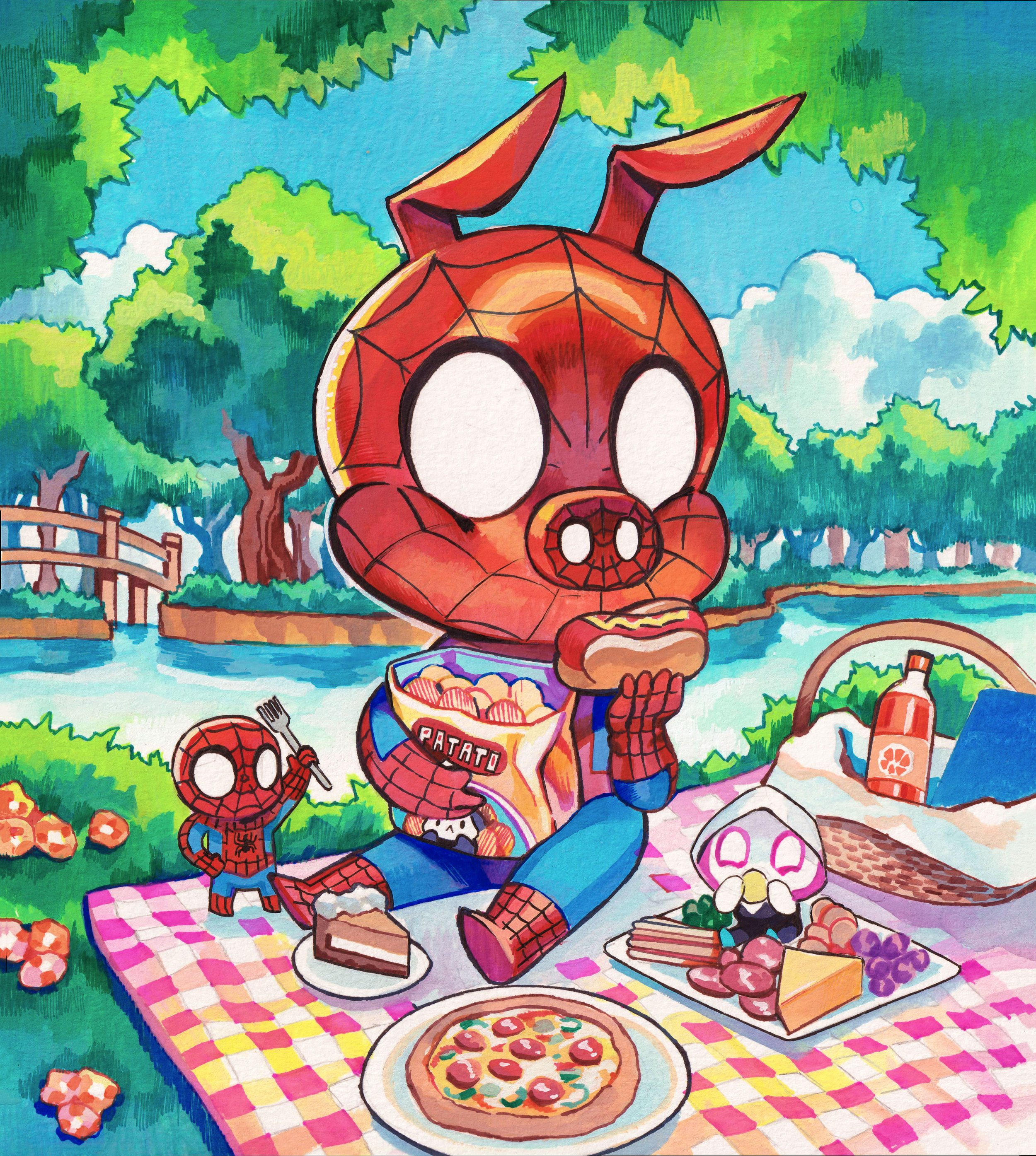Chibi Spider-Ham (Rian Gonzales Variant)