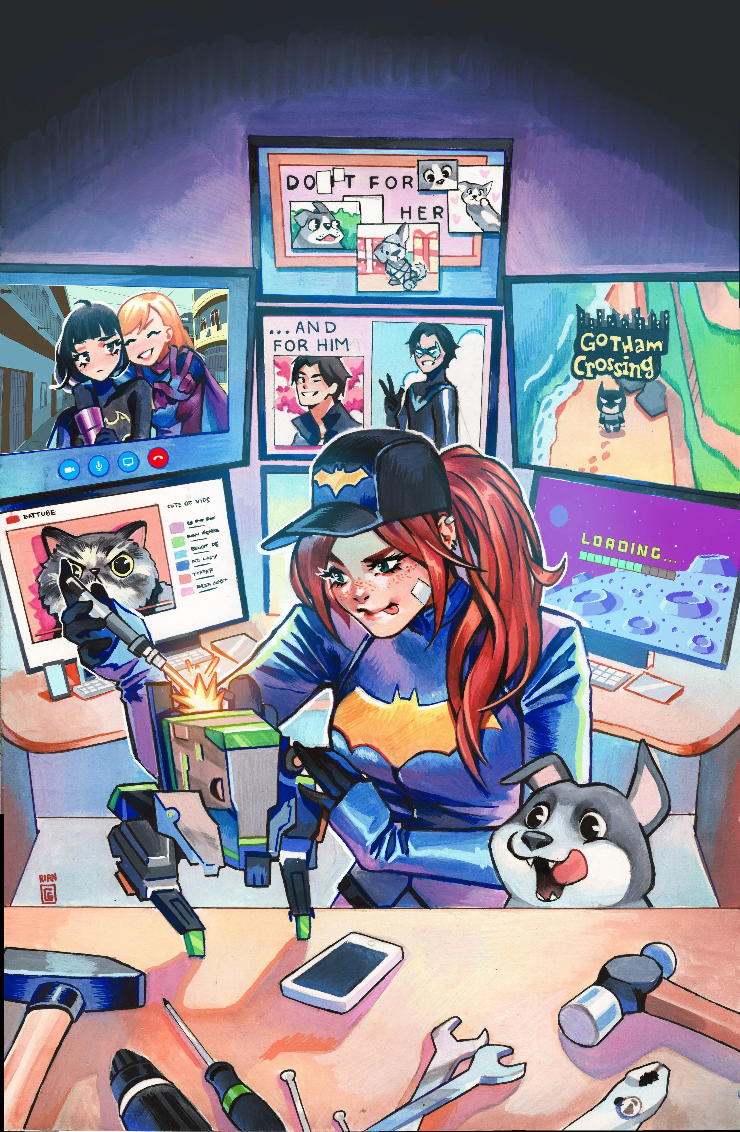 Batgirls #8
Cover C 1:25 Rian Gonzales Variant