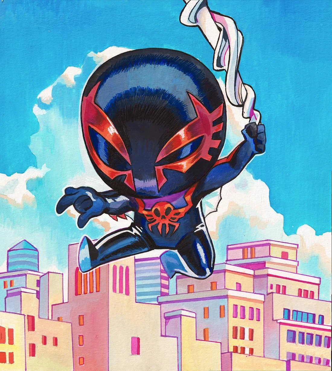 Chibi Spider-Man 2099 (Rian Gonzales Variant)