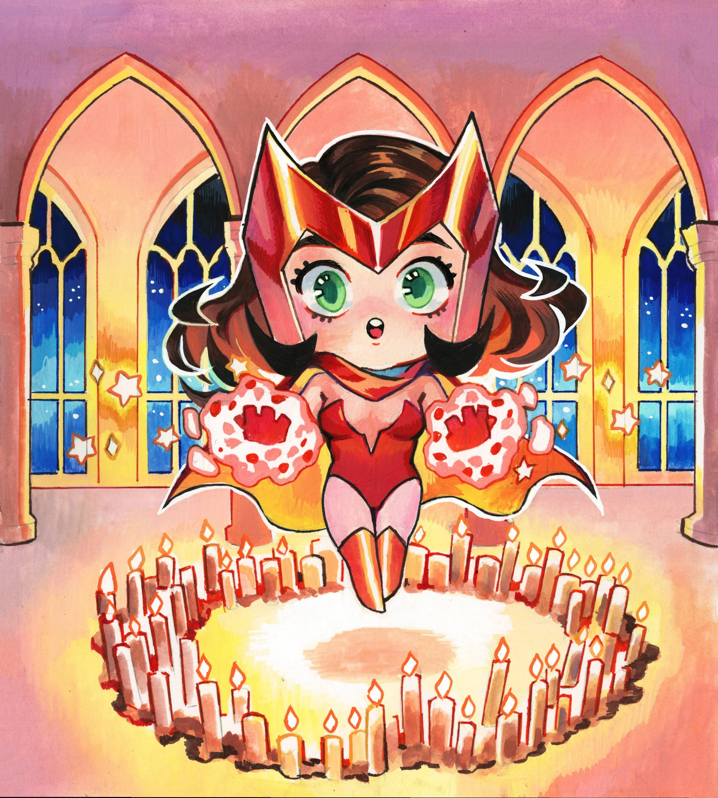 Chibi Scarlet Witch (Rian Gonzales Variant)