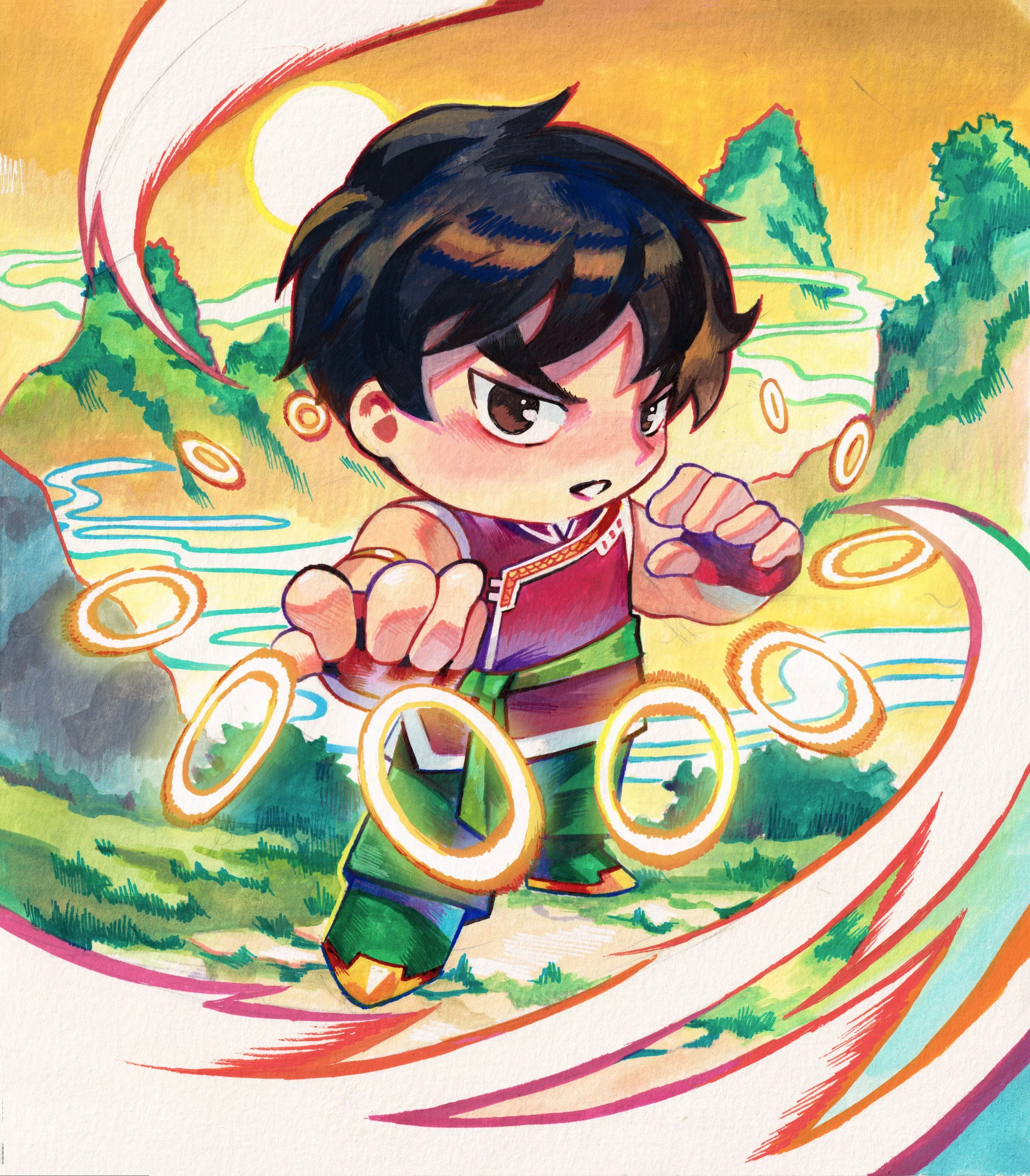 Chibi Shang Chi (Rian Gonzales Variant)