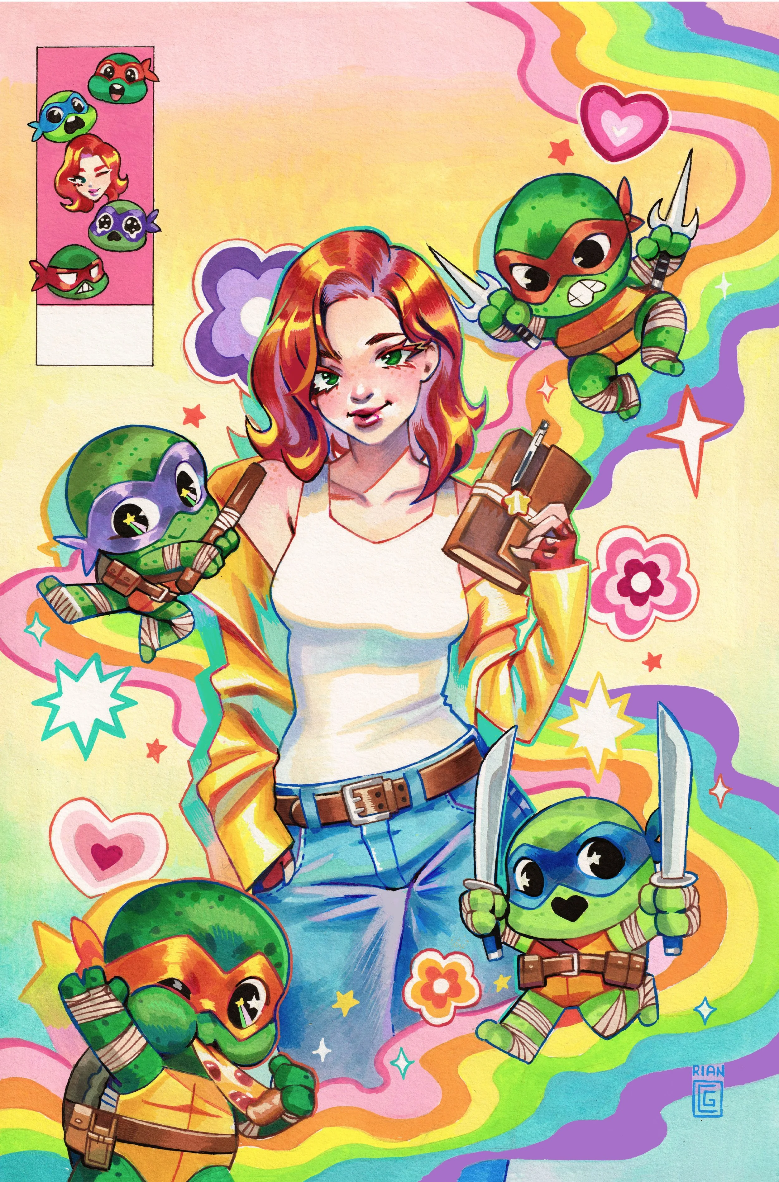 Teenage Mutant Ninja Turtles #20 (300th Issue Special) Rian Gonzales Variant