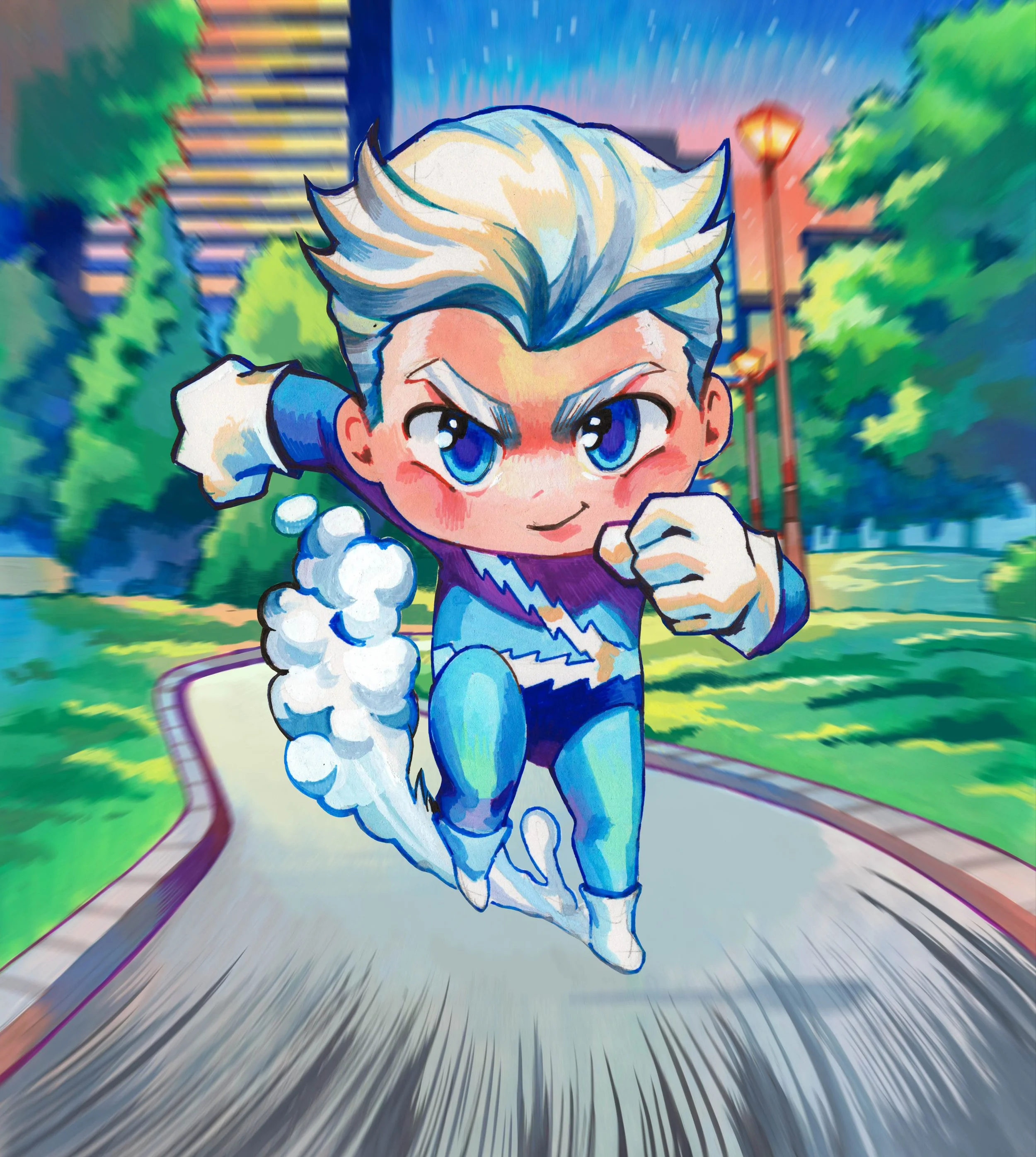 Chibi Quicksilver (Rian Gonzales Variant)