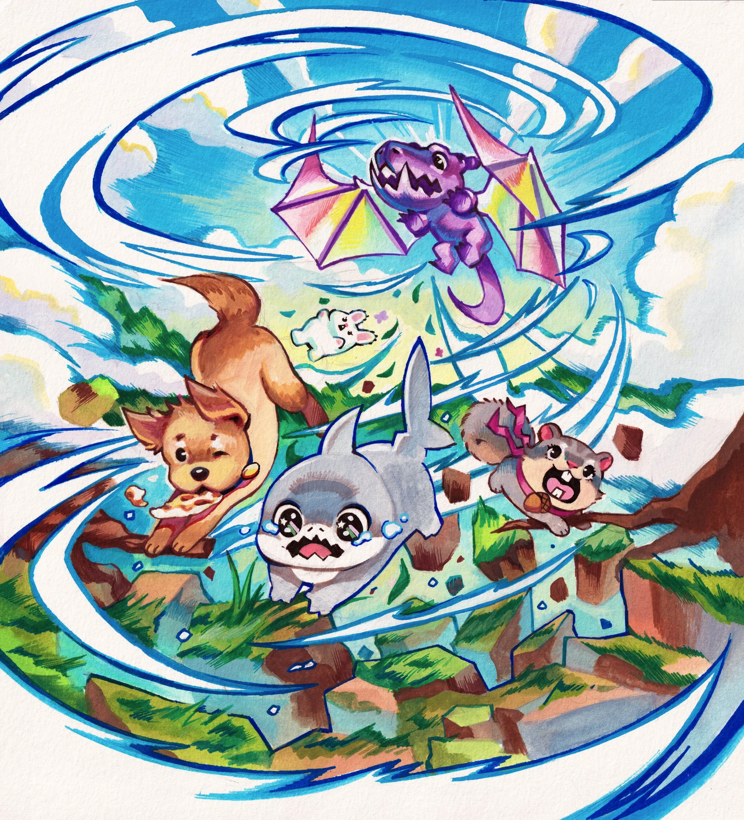 Chibi Majestic Wingbeat (Rian Gonzales Variant)