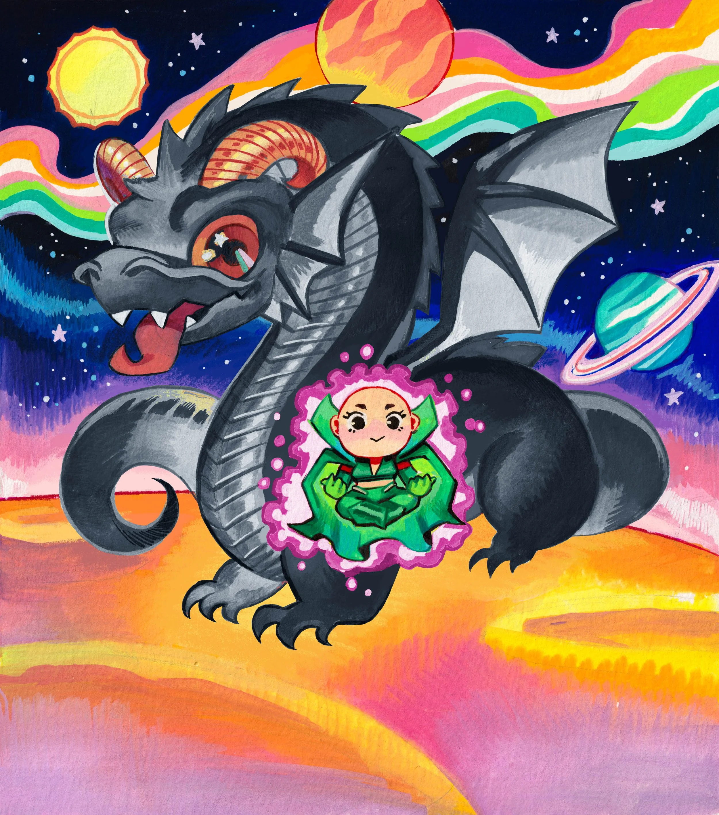 Chibi Dragon of the Moon (Rian Gonzales Variant)