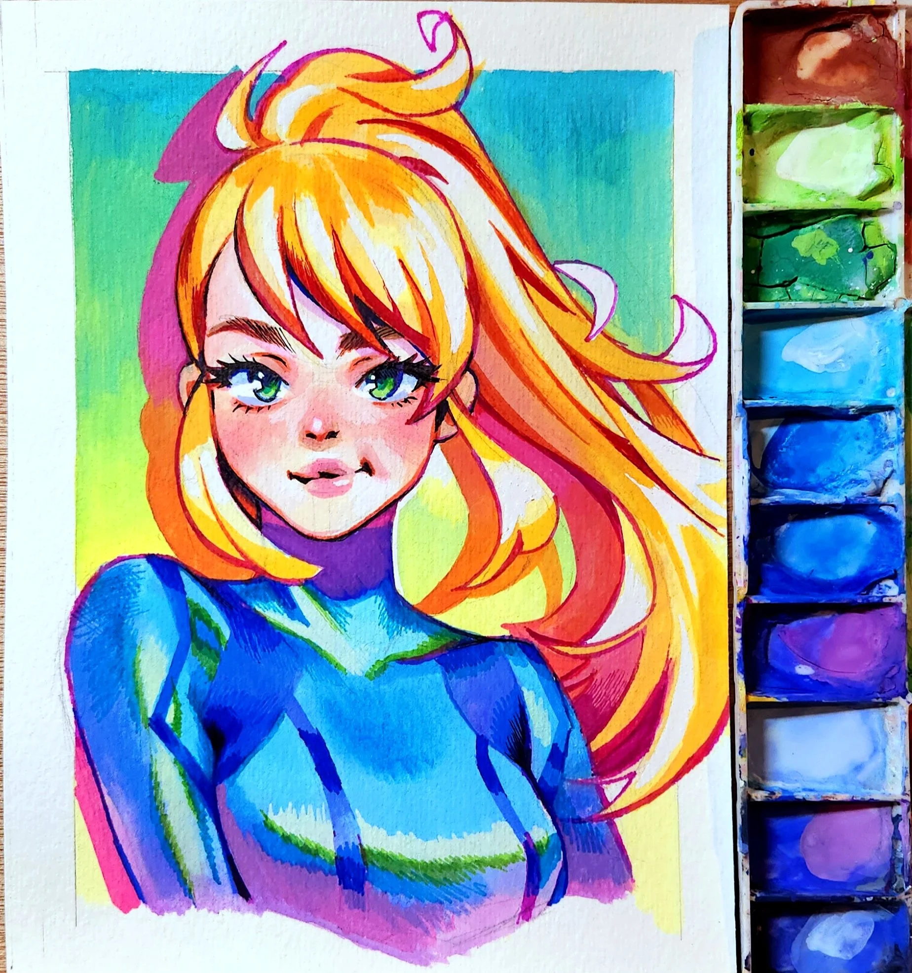 Patreon Sketch: Samus