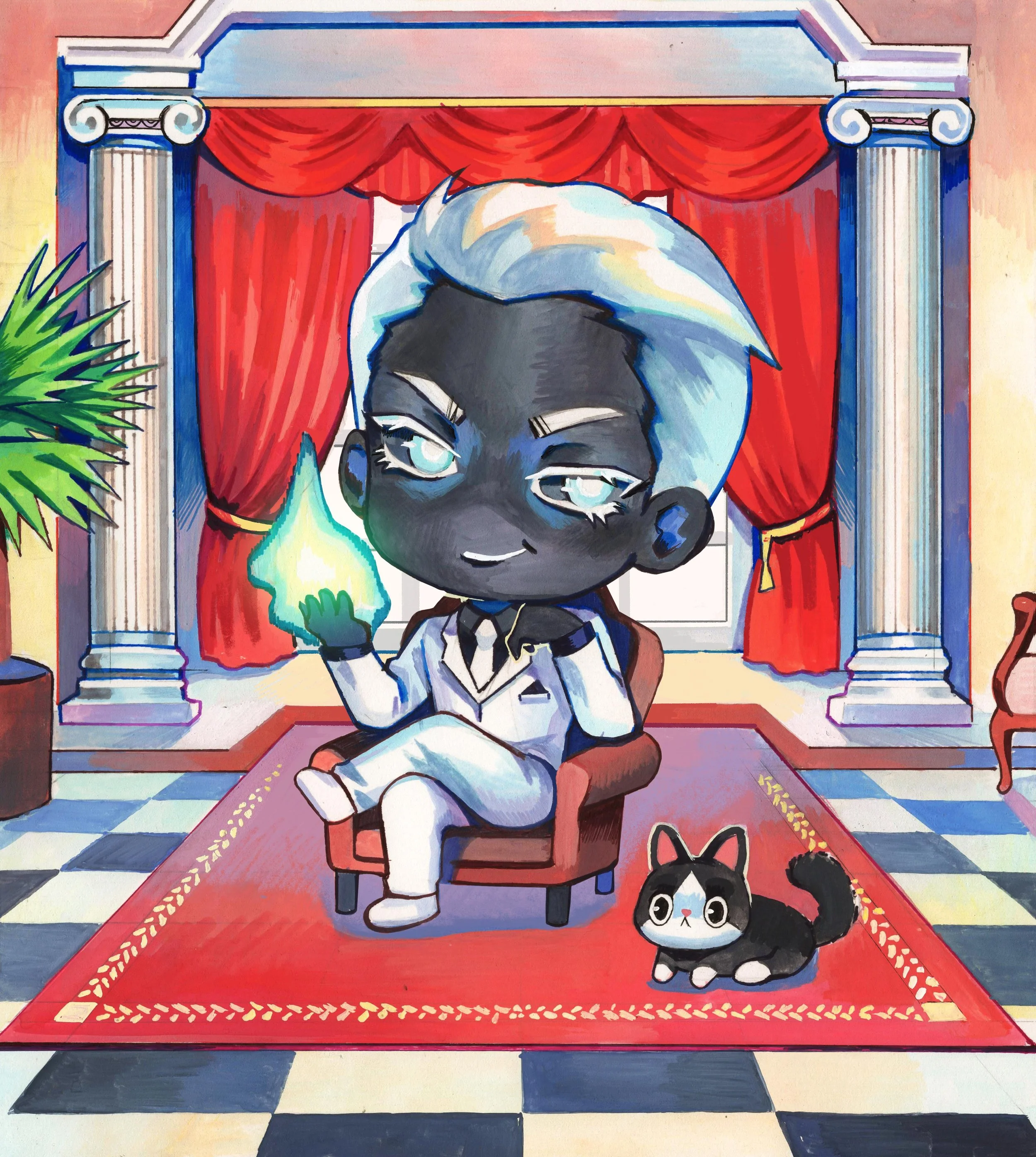 Chibi Mister Negative (Rian Gonzales Variant)