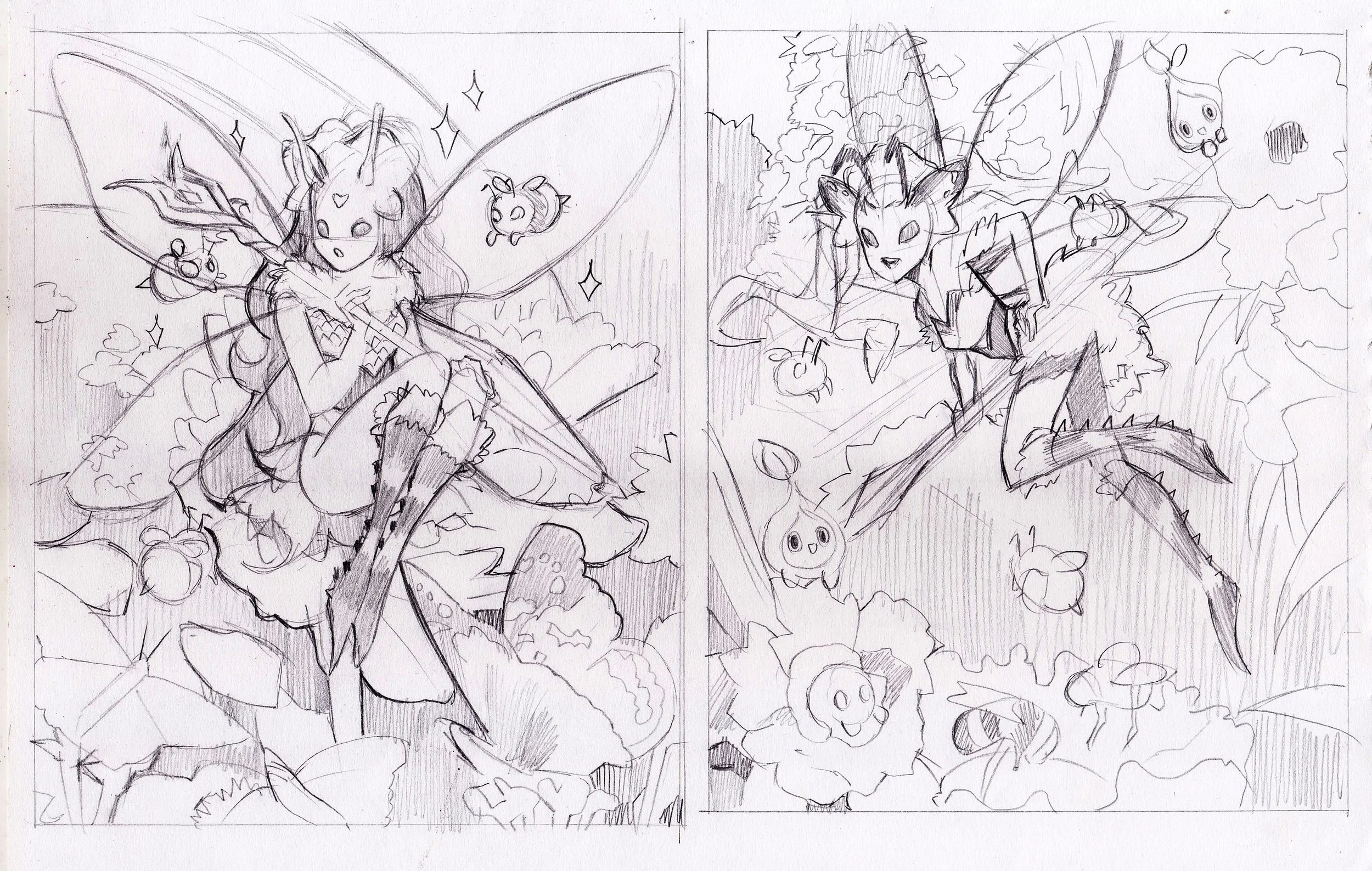 Glen Elendra Archmage sketches by Rian Gonzales