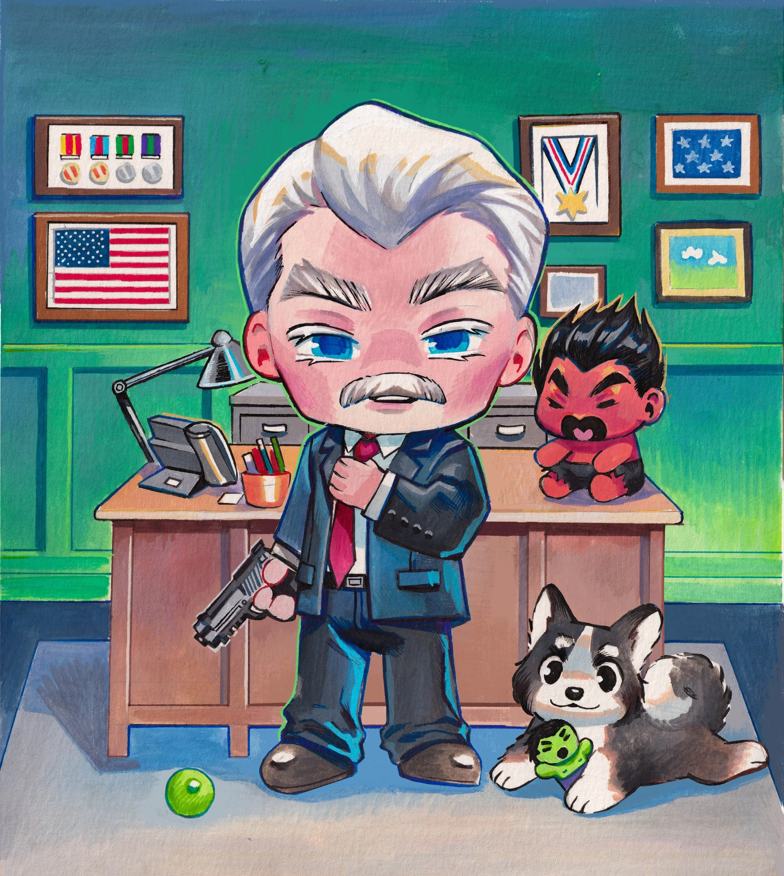 Chibi Thaddeus "Thunderbolt" Ross (Rian Gonzales Variant)