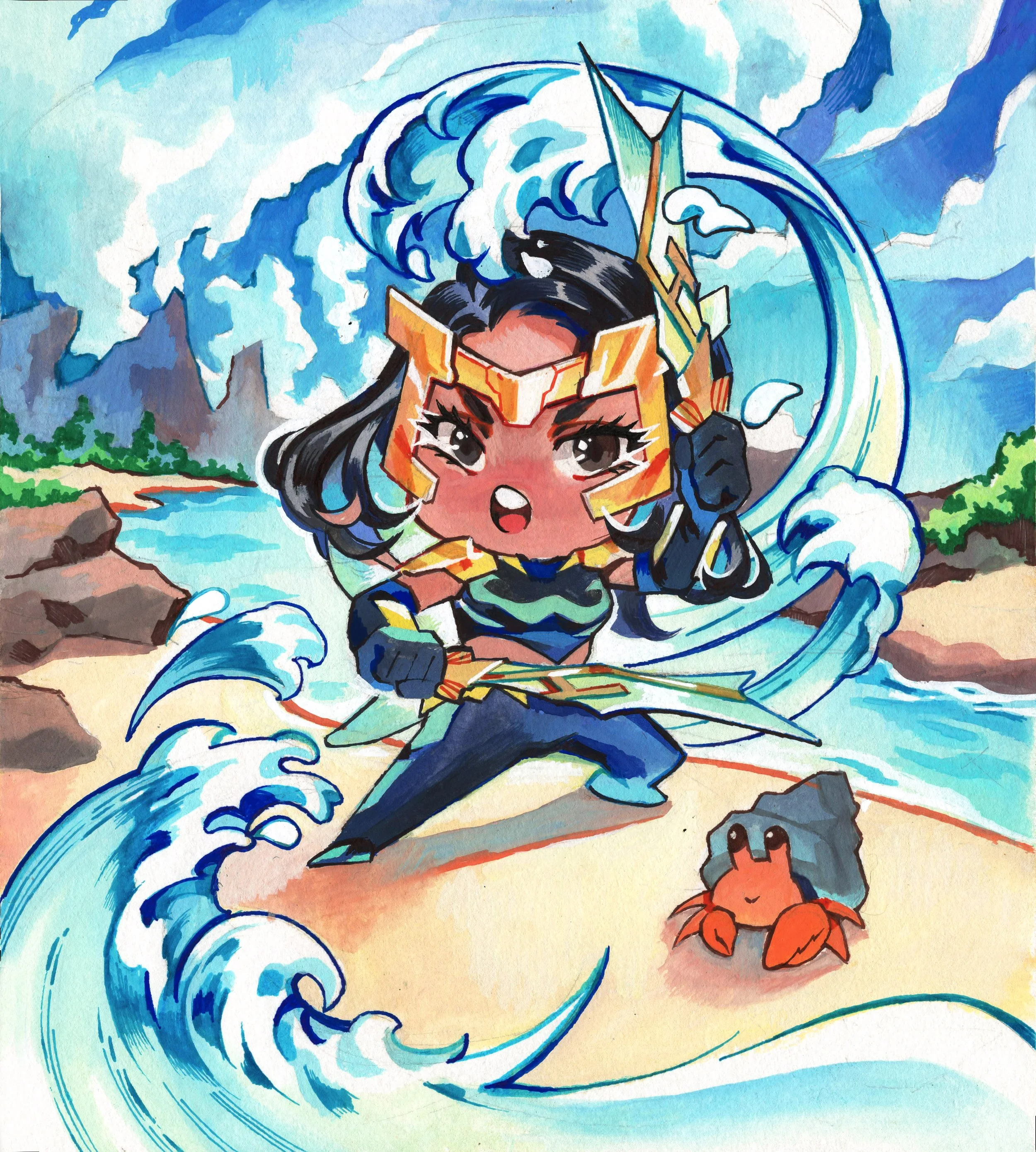 Chibi Wave (Rian Gonzales Variant)